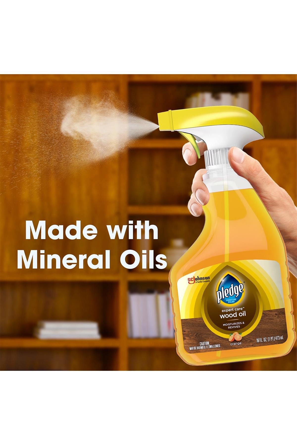 Pledge Portakal Canlandırıcı ve Nemlendirici Mobilya Yağı Sprey 473ML