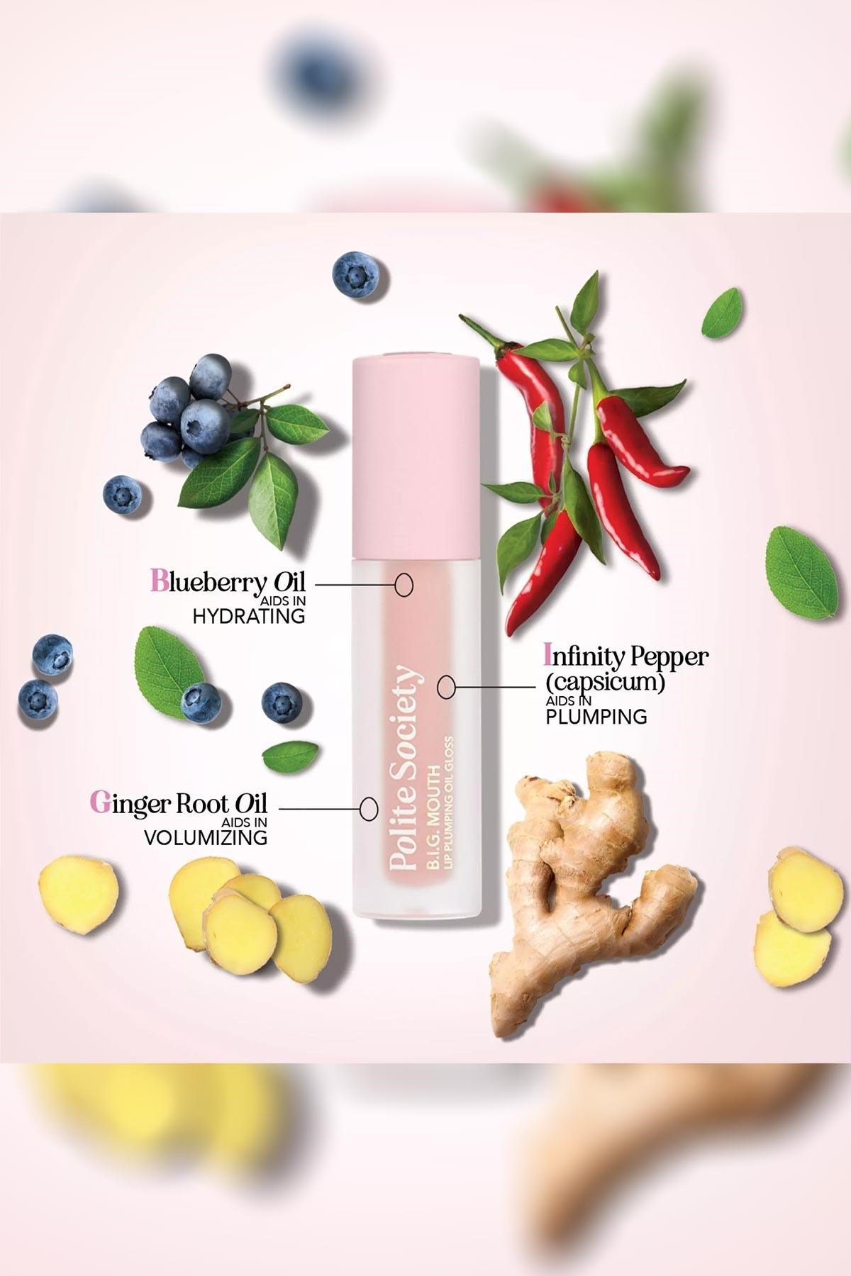 Polite Society B.I.G. Mouth Lip Plumping Oil Gloss Dudak Dolgunlaştırıcı Yağ The O.G. 5ML
