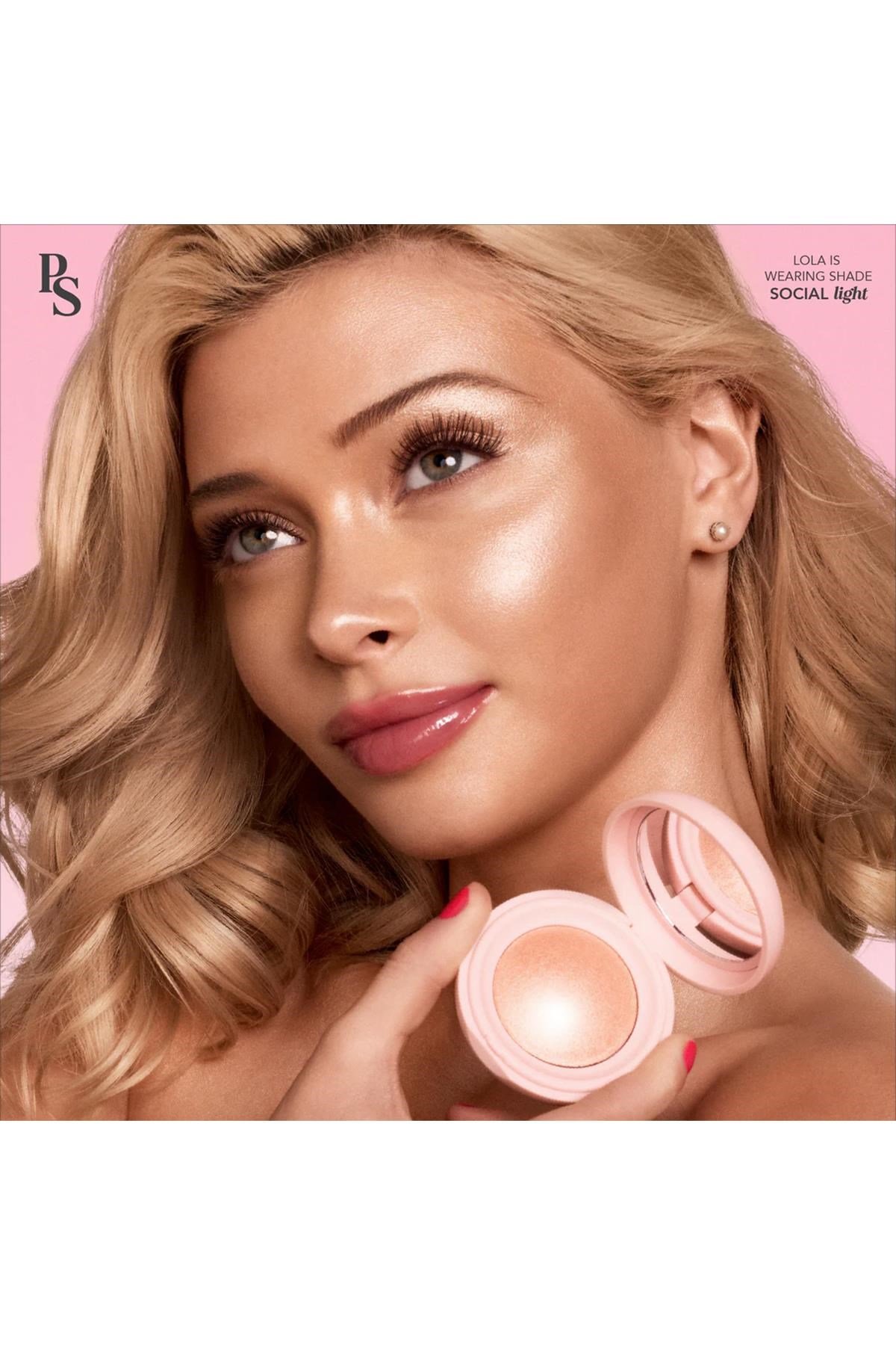 Polite Society Highlight Society Işıltılı Pudra Aydınlatıcı Social Light 2.8GR