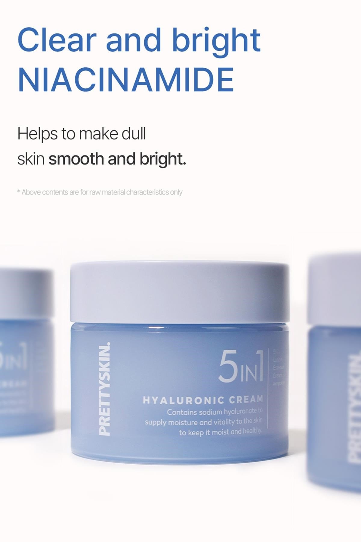 PrettySkin 5in1 Hyaluronic Nemlendirici Yüz Kremi 50ML