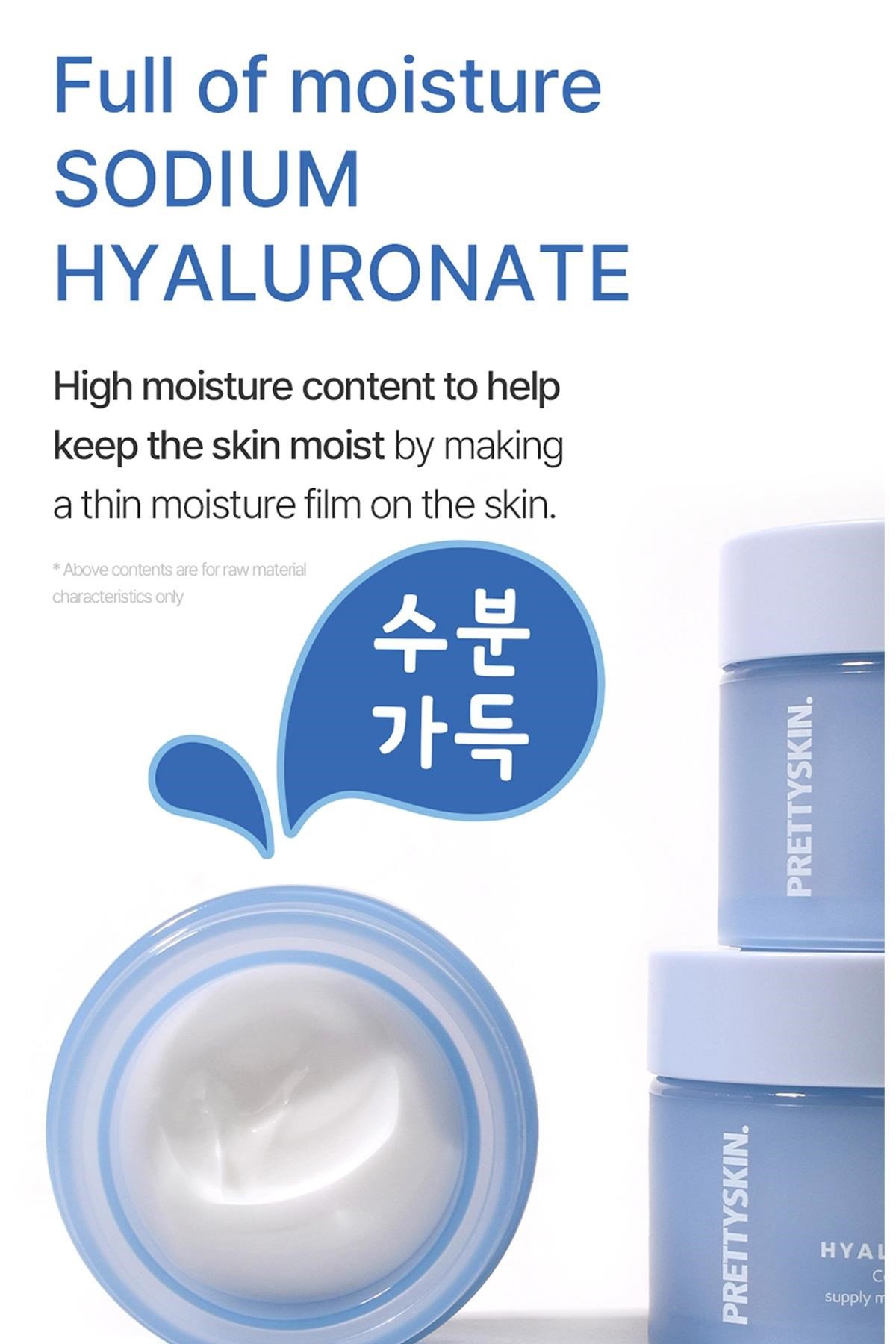 PrettySkin 5in1 Hyaluronic Nemlendirici Yüz Kremi 50ML