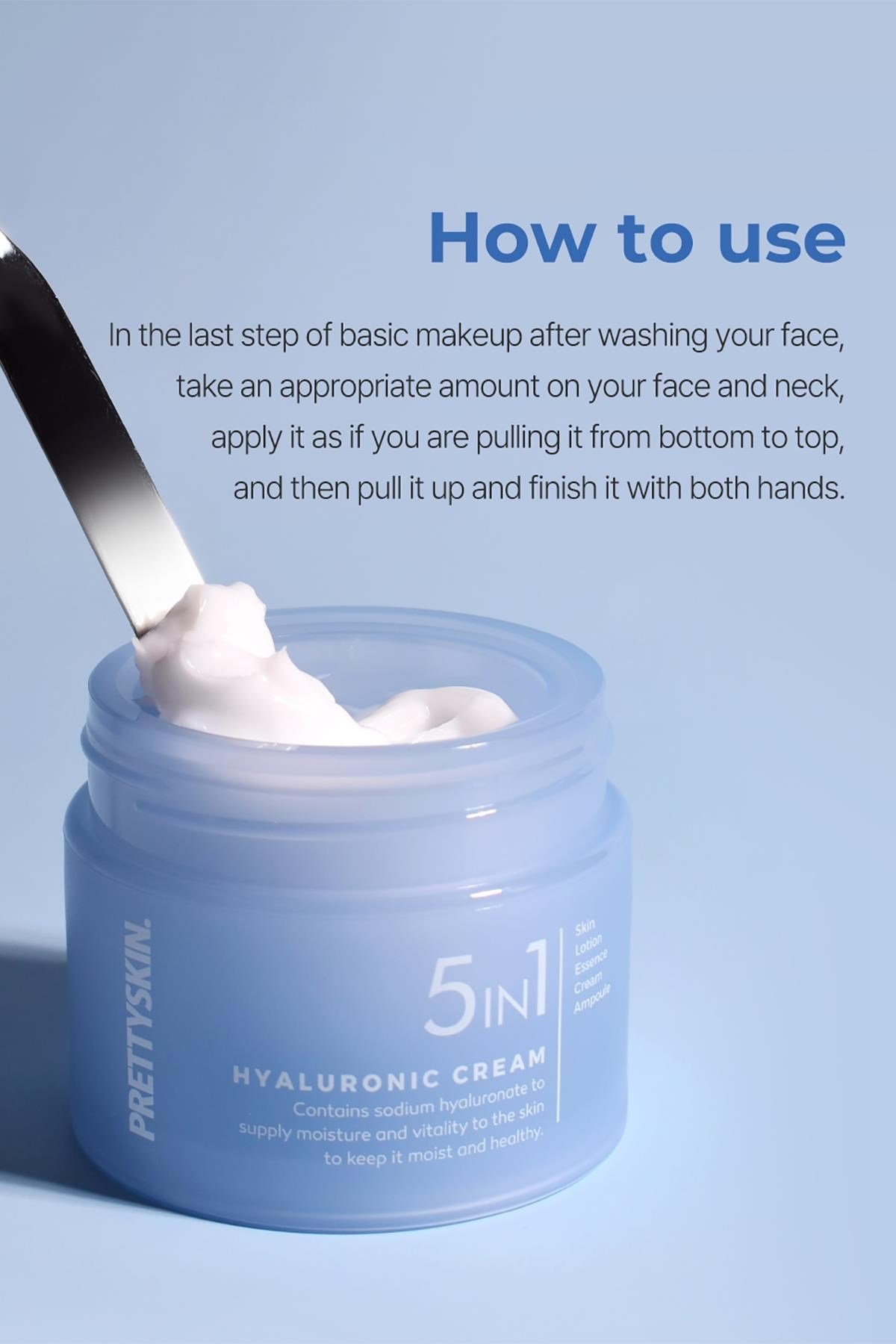 PrettySkin 5in1 Hyaluronic Nemlendirici Yüz Kremi 50ML