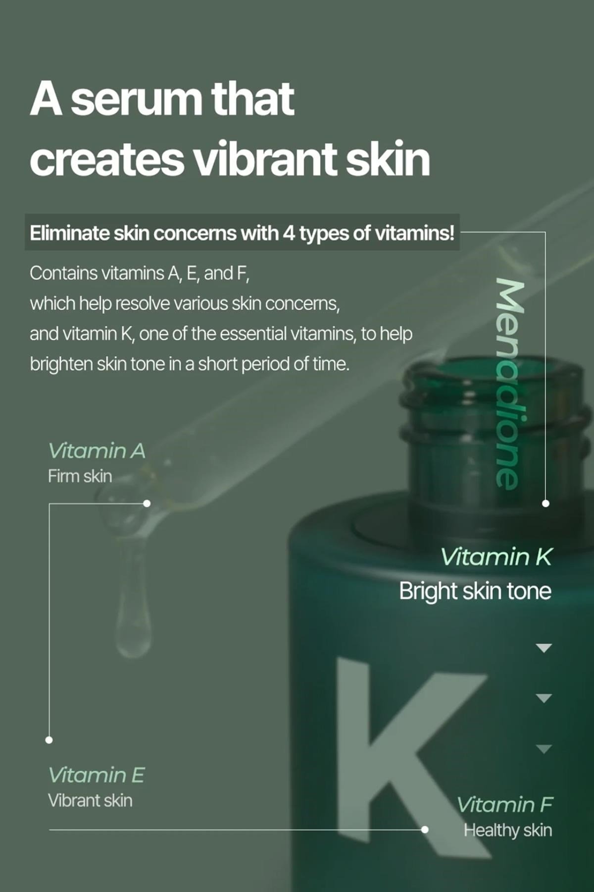 PrettySkin Vita K-Cica Cilt Yenileyici Yüz Serumu 50ML