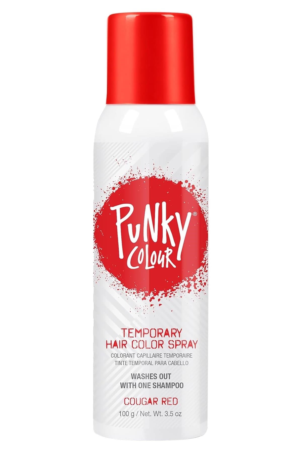 Punky Colour Geçici Renklendirici Saç Spreyi Cougar Red 100GR