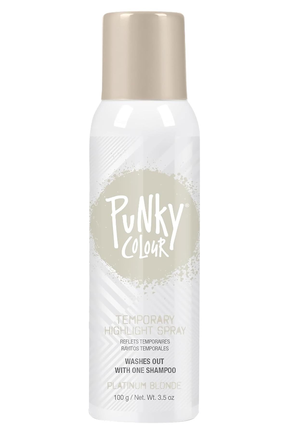 Punky Colour Işıltılı ve Renkli Saç Spreyi Platinum Blonde 100GR