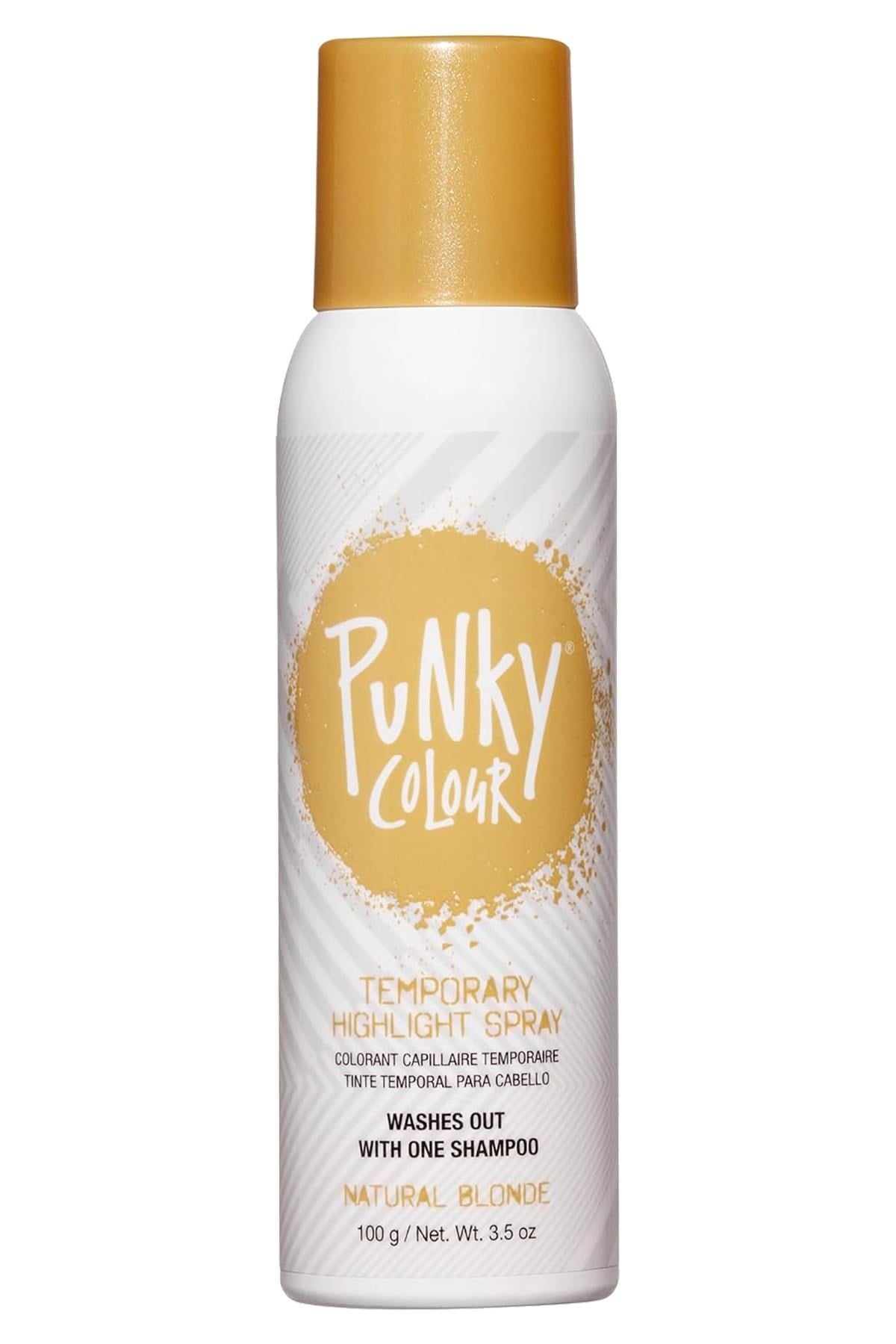 Punky Colour Işıltılı ve Renkli Saç Spreyi Natural Blonde 100GR