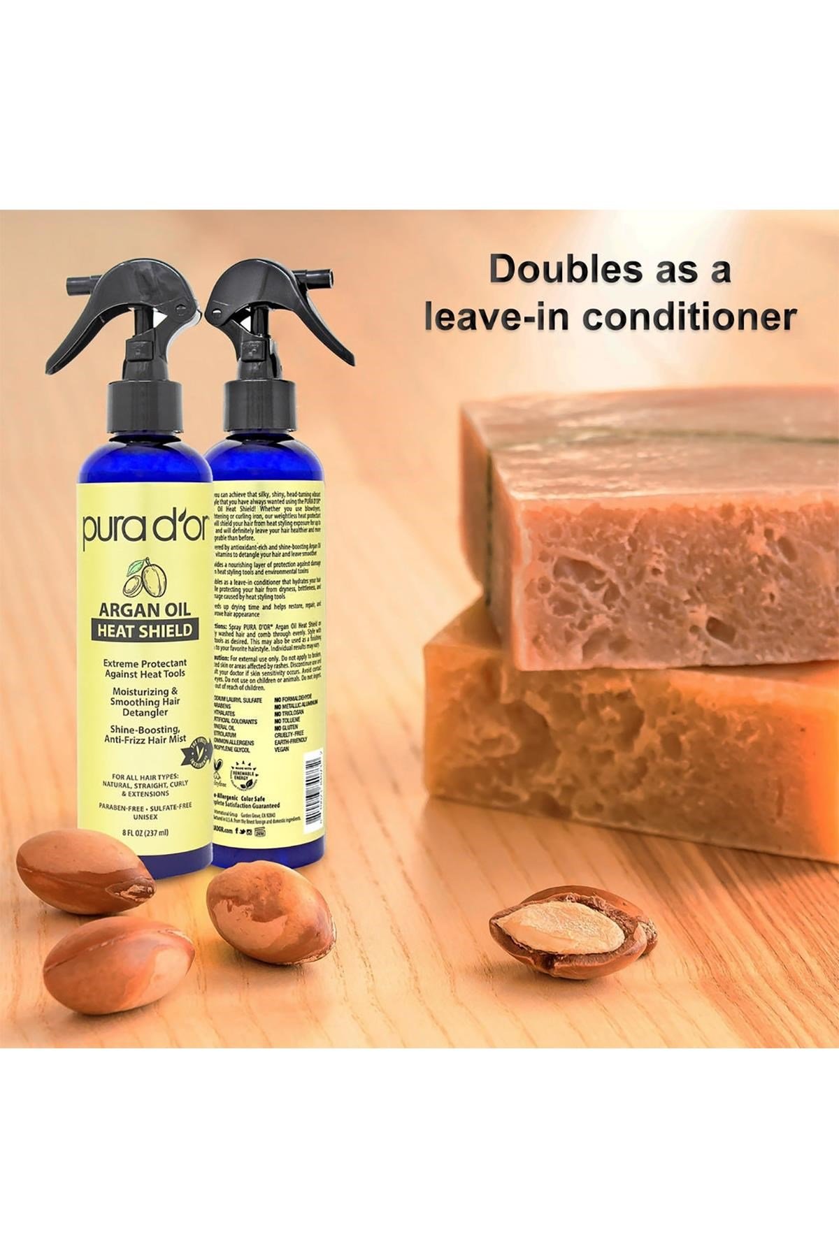 Pura D'or Argan Yağlı Isıya Karşı Koruyucu Saç Spreyi 237ML
