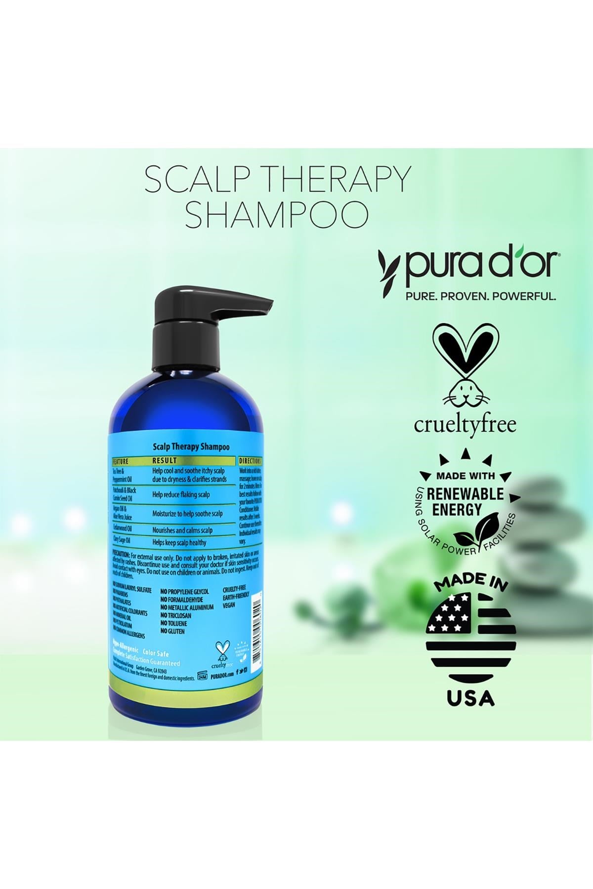 Pura D'or Scalp Therapy Saç Derisi Bakım Şampuanı 709ML