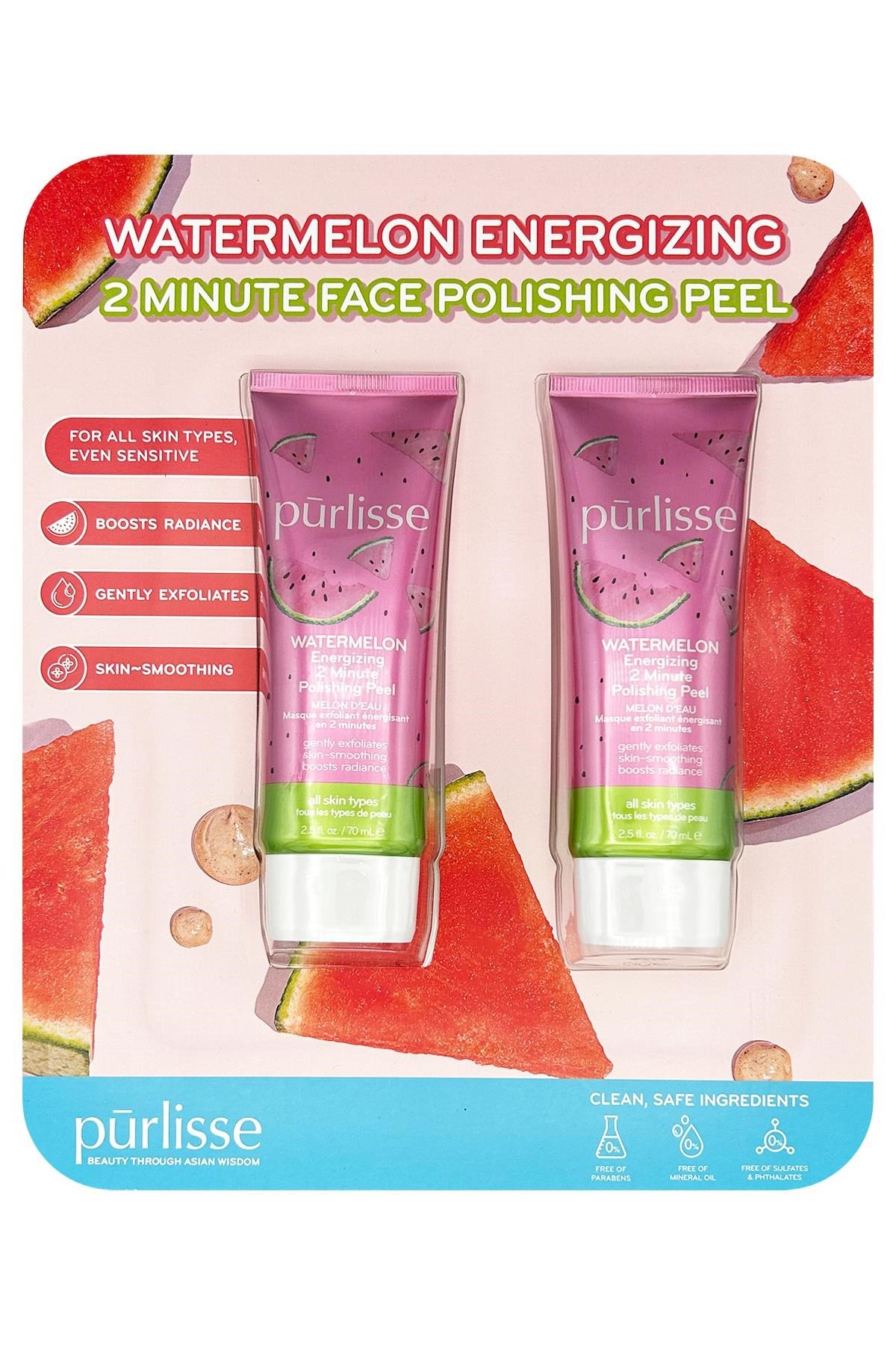 Purlisse Watermelon Yüz Peelingi İkili Set 2x70ML