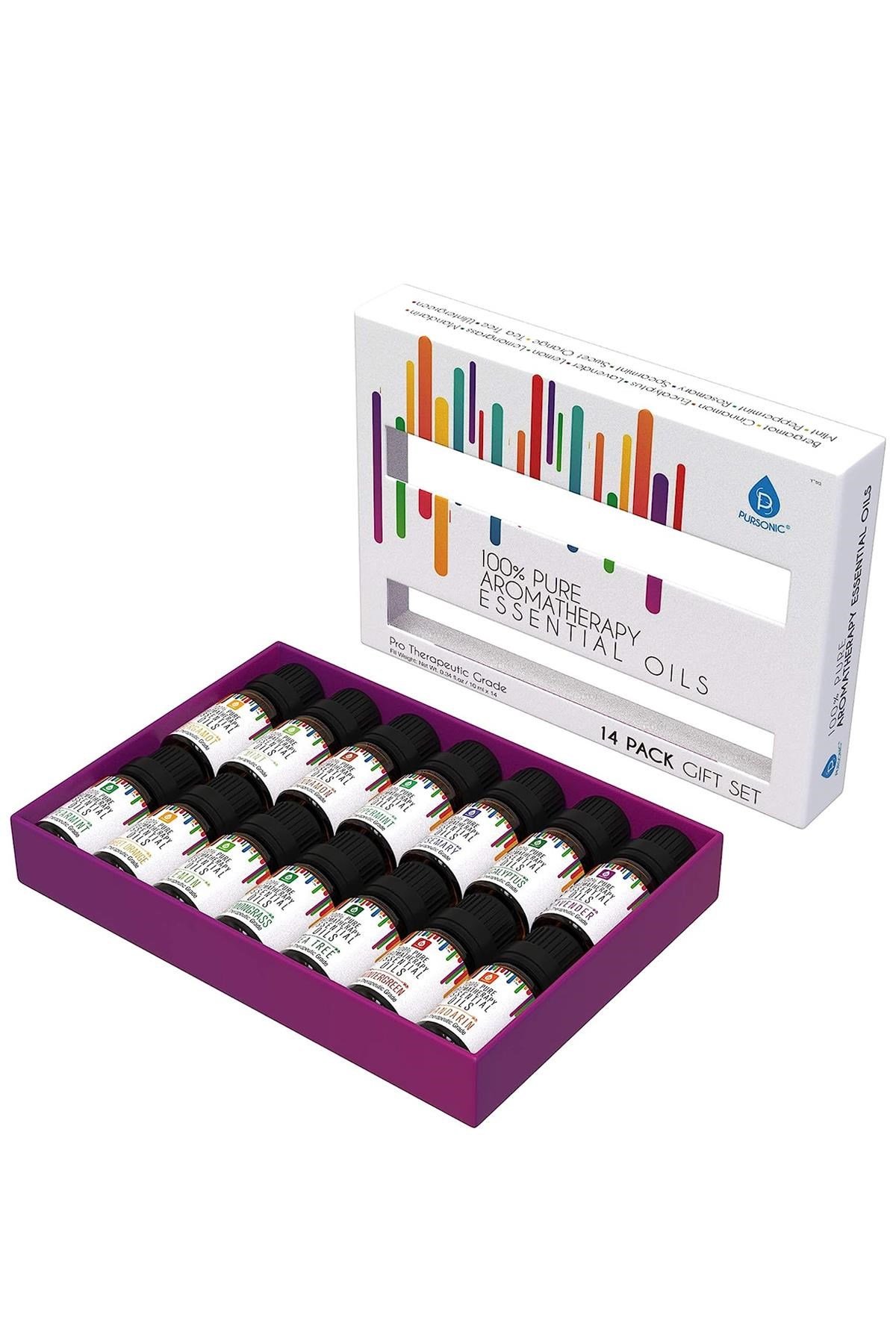 Pursonic Aromathrapy Essential Oils 14x10ML