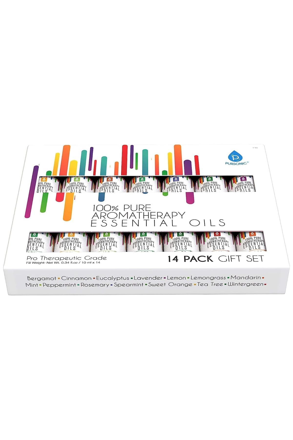 Pursonic Aromathrapy Essential Oils 14x10ML