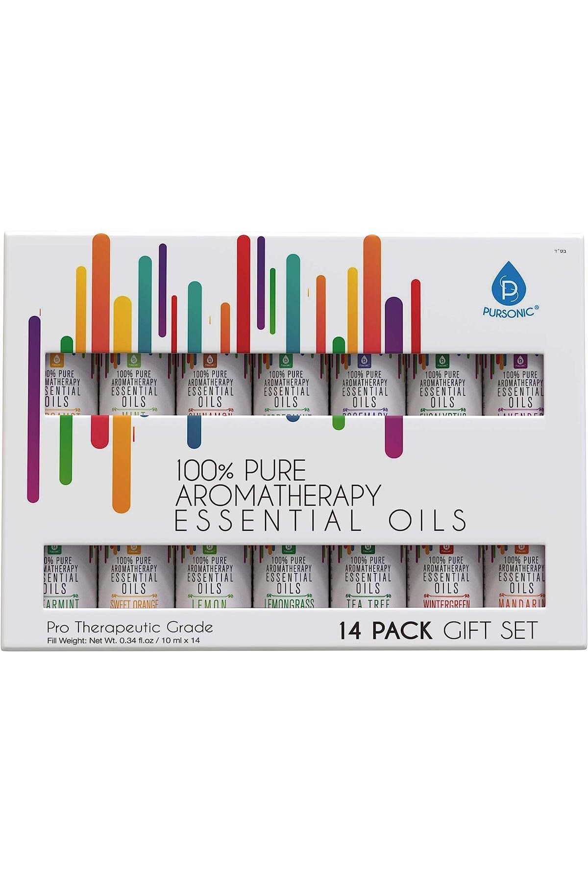 Pursonic Aromathrapy Essential Oils 14x10ML