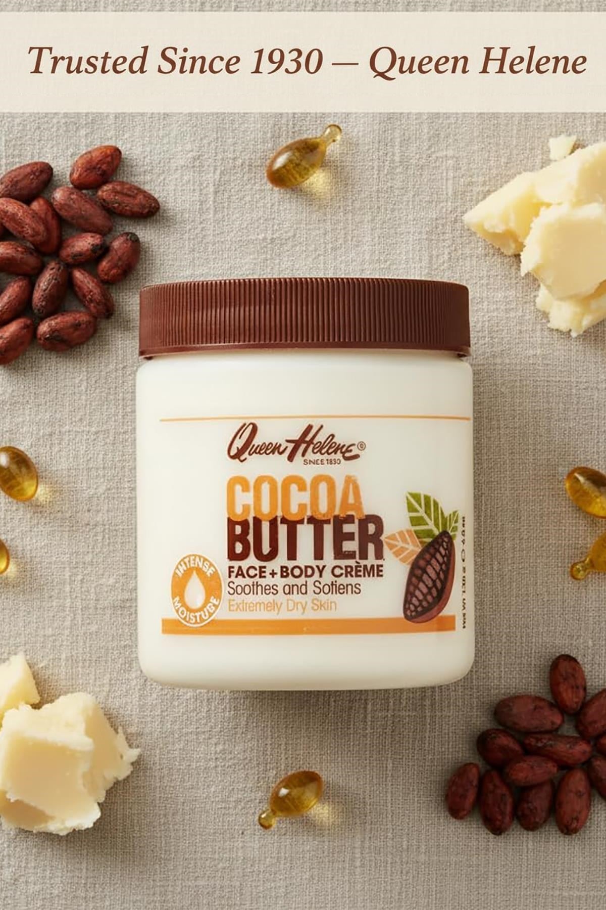 Queen Helene Kakao Yağı Yüz ve Vücut Kremi 136GR