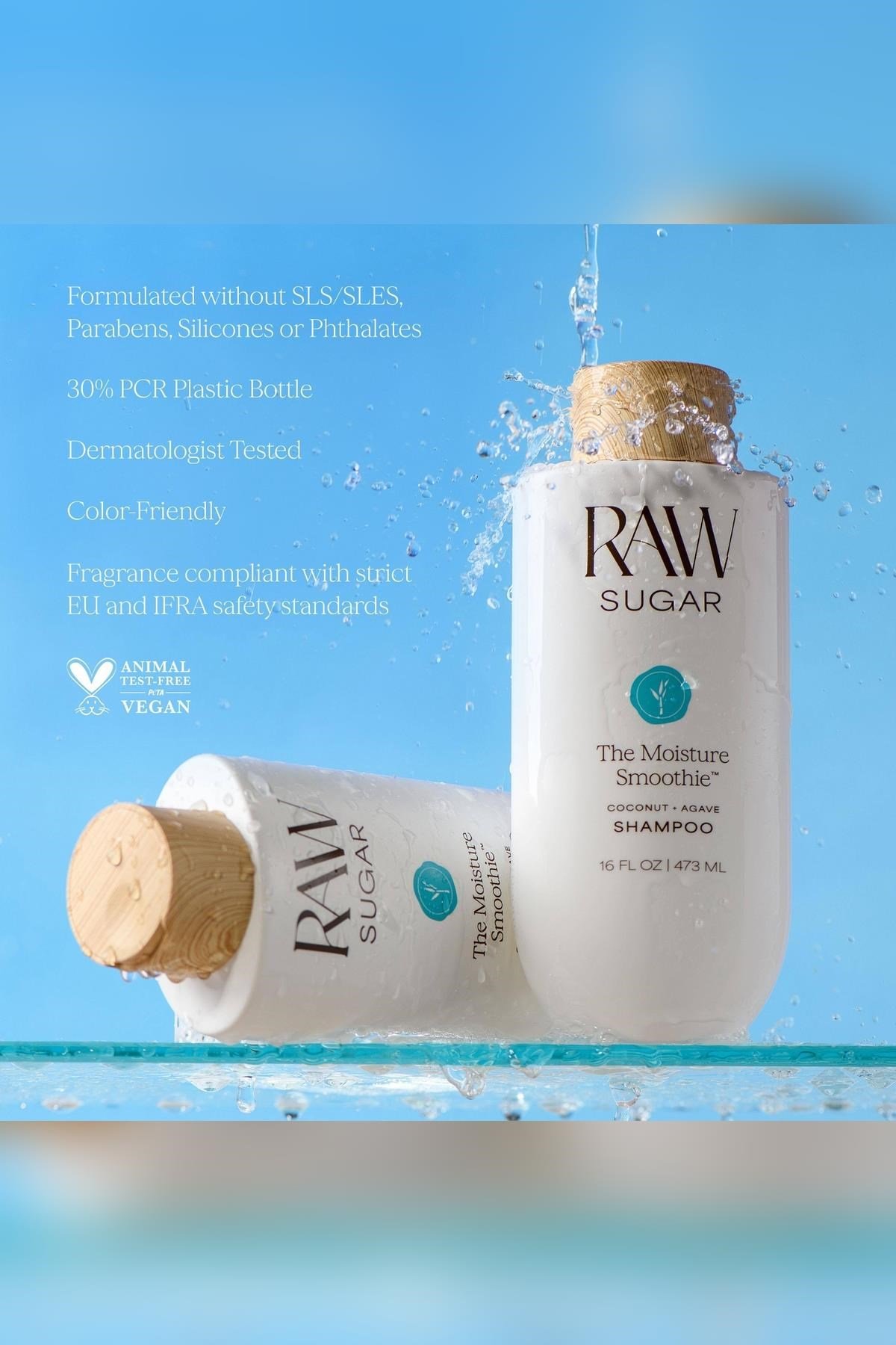 Raw Sugar The Moisture Smoothie Coconut + Agave Nemlendirici Şampuan 473ML