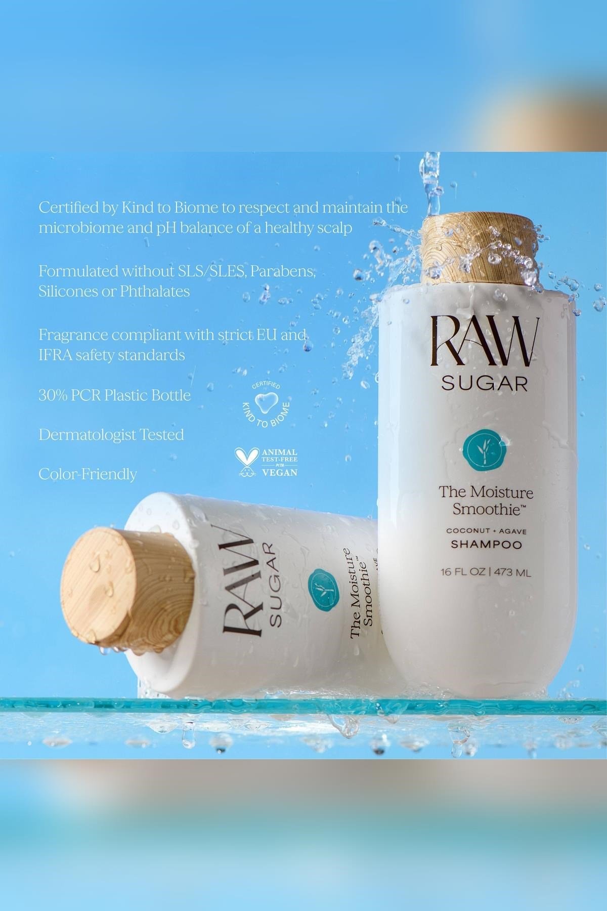 Raw Sugar The Moisture Smoothie Coconut + Agave Nemlendirici Şampuan 473ML