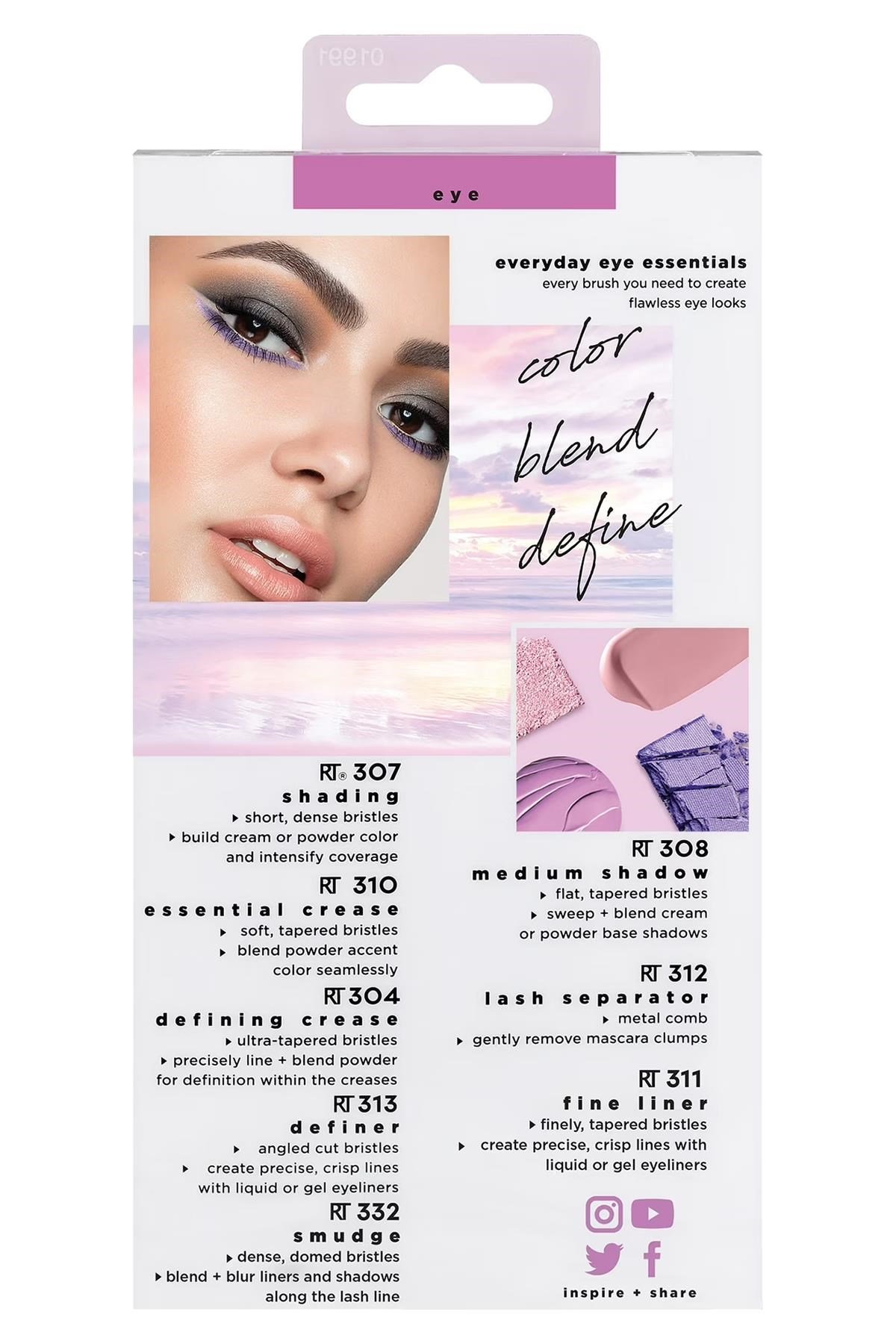Real Techniques Everyday Eye Essentials Göz Makyajı Fırça Seti