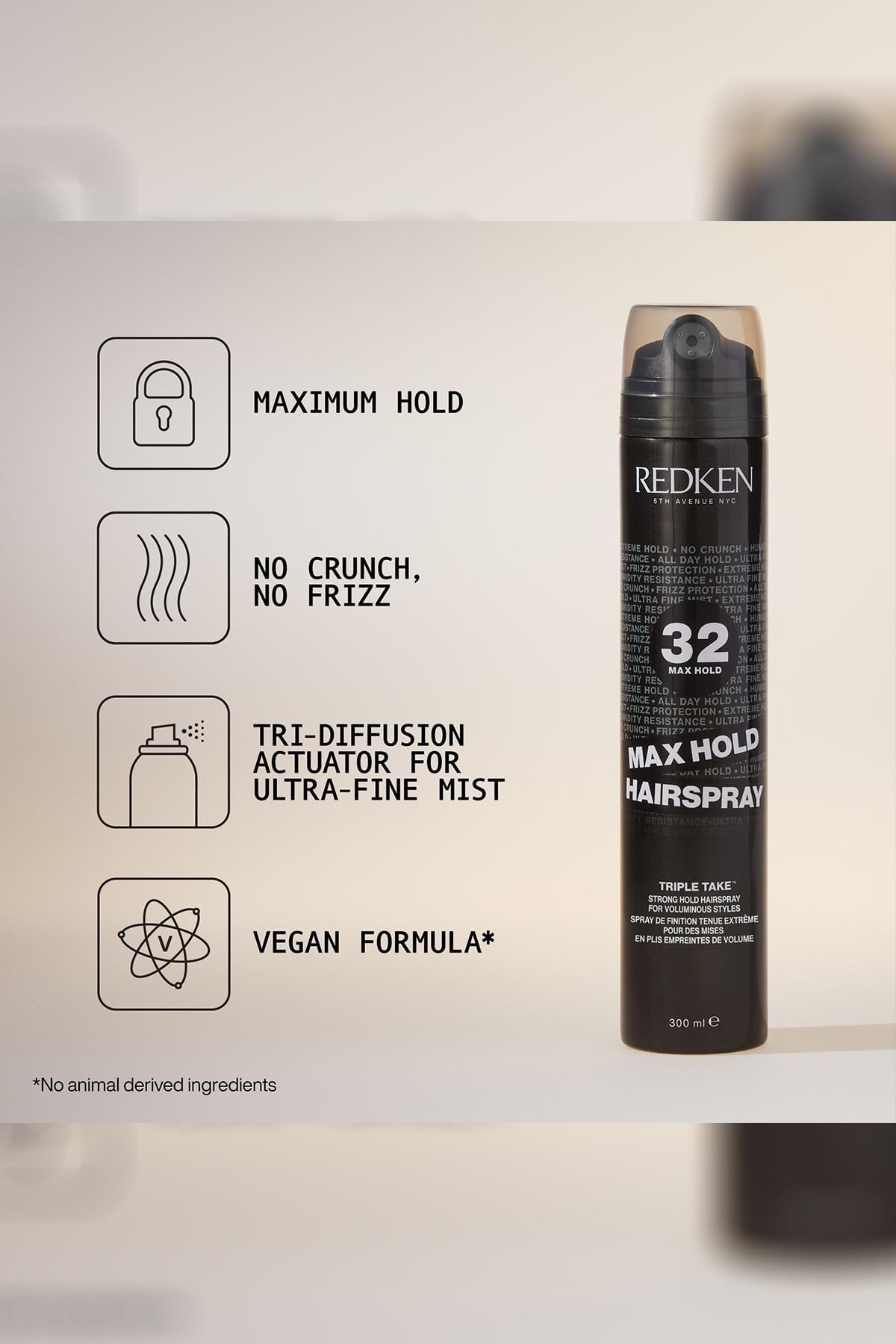 Redken 32 Max Hold Yüksek Tutuşlu Saç Spreyi 300ML