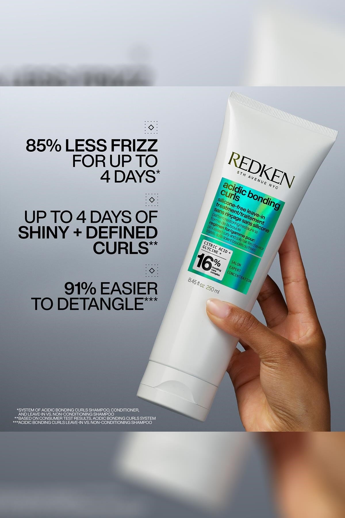 Redken Acidic Bonding Curls Bağ Onarıcı Silikonsuz Durulanmayan Saç Bakım Kremi 250ML
