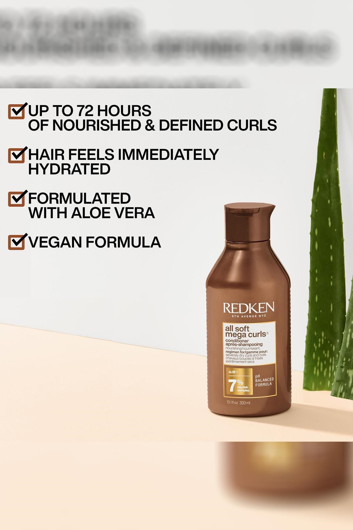 Redken All Soft Mega Curls Yoğun Nemlendirici Saç Kremi 300ML