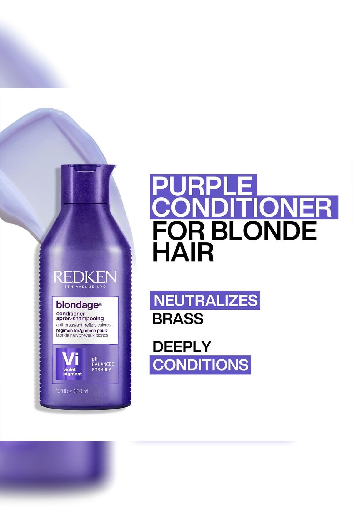 Redken Blondage Turunculaşma Karşıtı Mor Saç Kremi 300ML