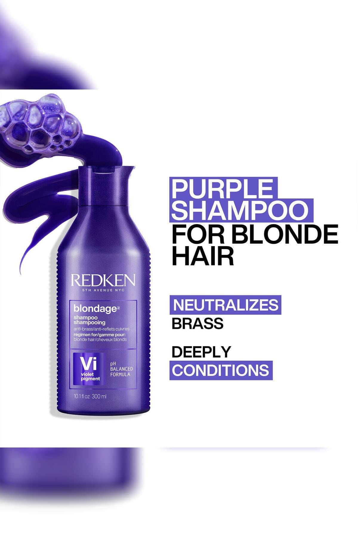 Redken Blondage Turunculaşma Karşıtı Mor Şampuan 300ML