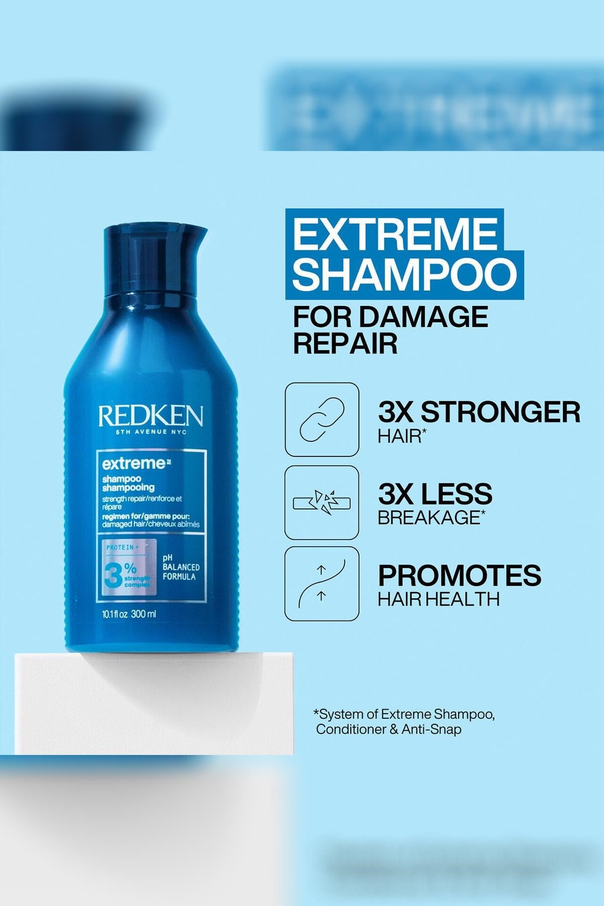 Redken Extreme Güçlendirici ve Onarıcı Şampuan 300ML