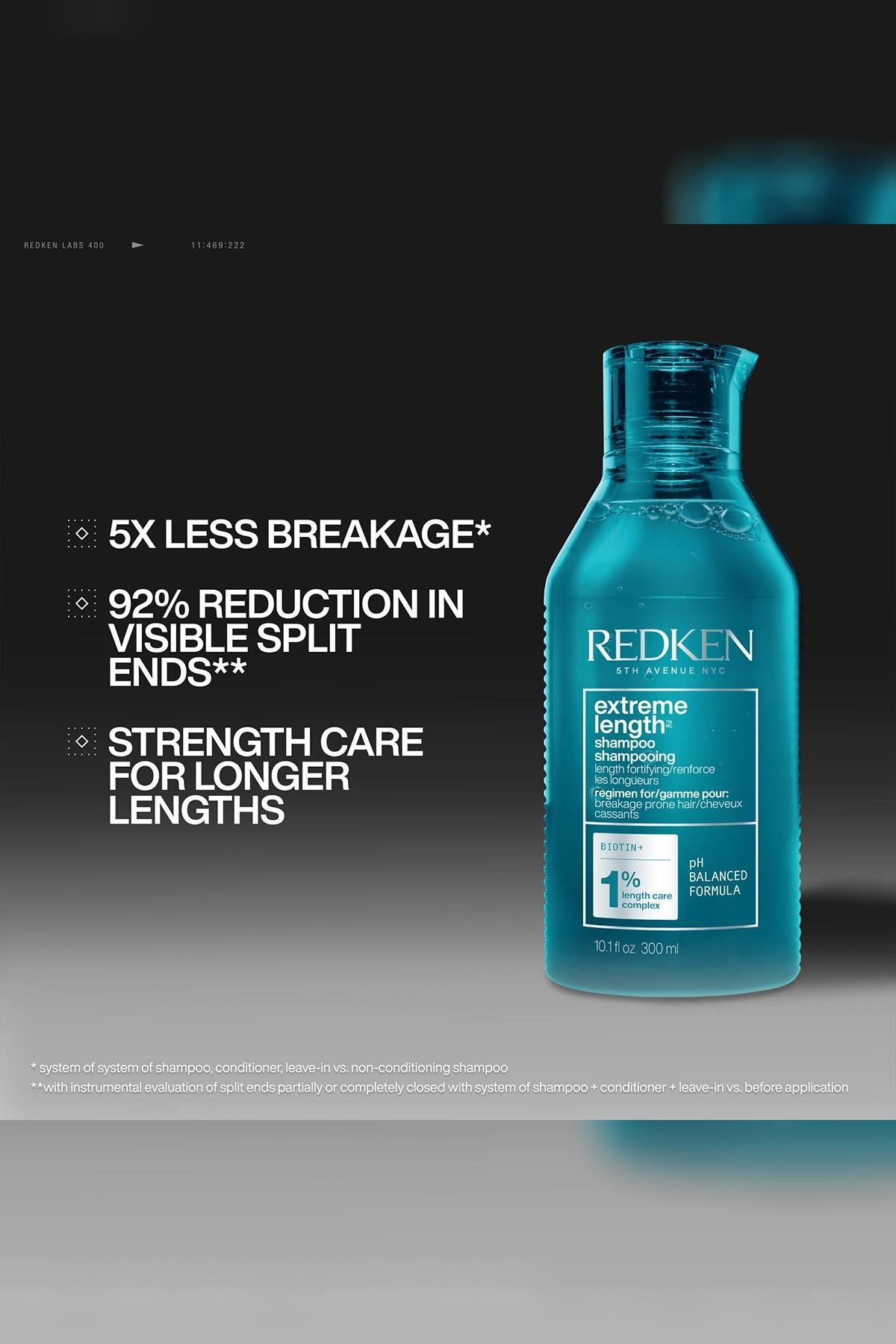 Redken Extreme Length Biotin Güçlendirici Uzun Saç Bakım Şampuanı 300ML