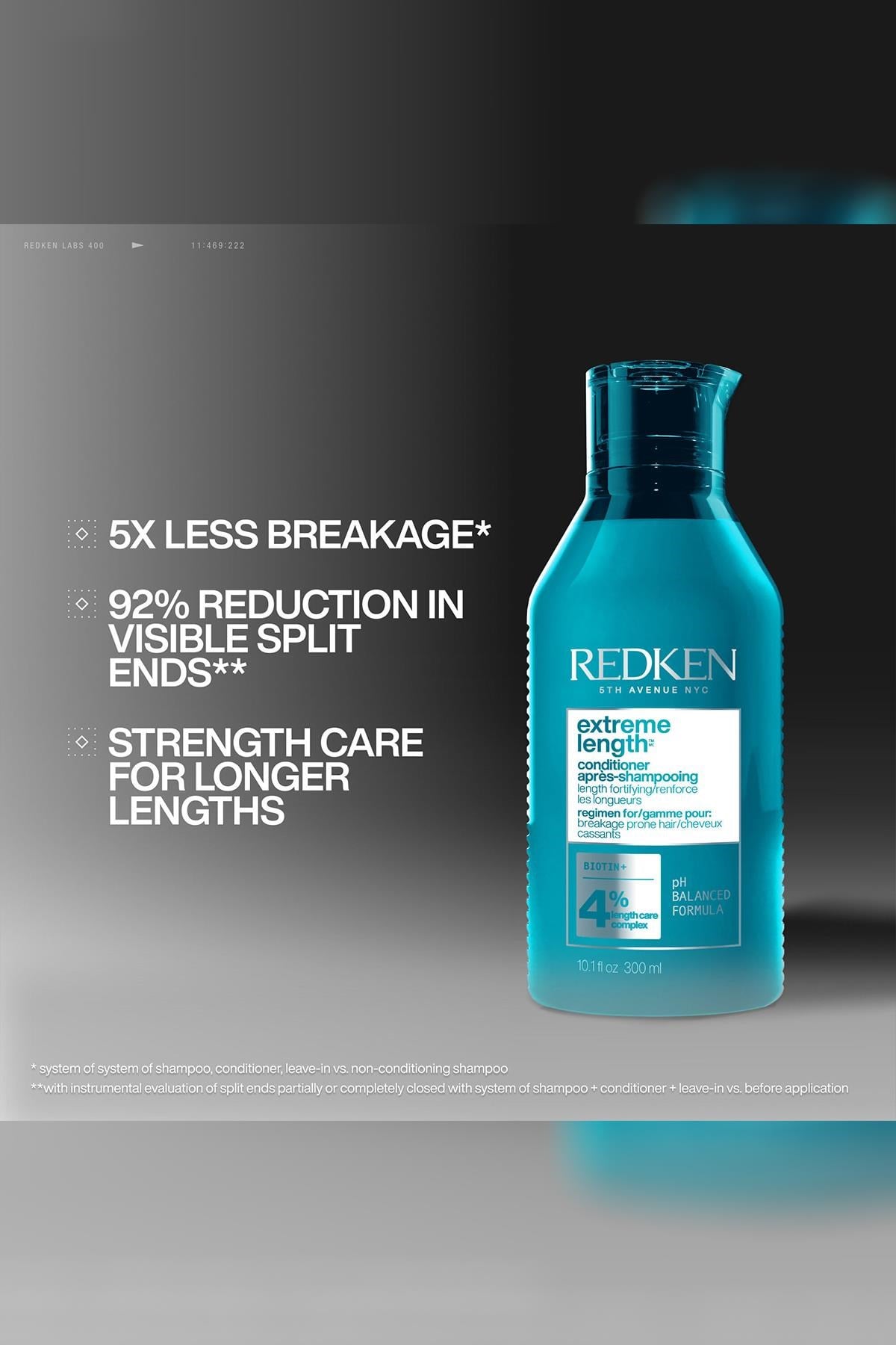 Redken Extreme Length Biotin Güçlendirici Uzun Saç Bakım Saç Kremi 300ML