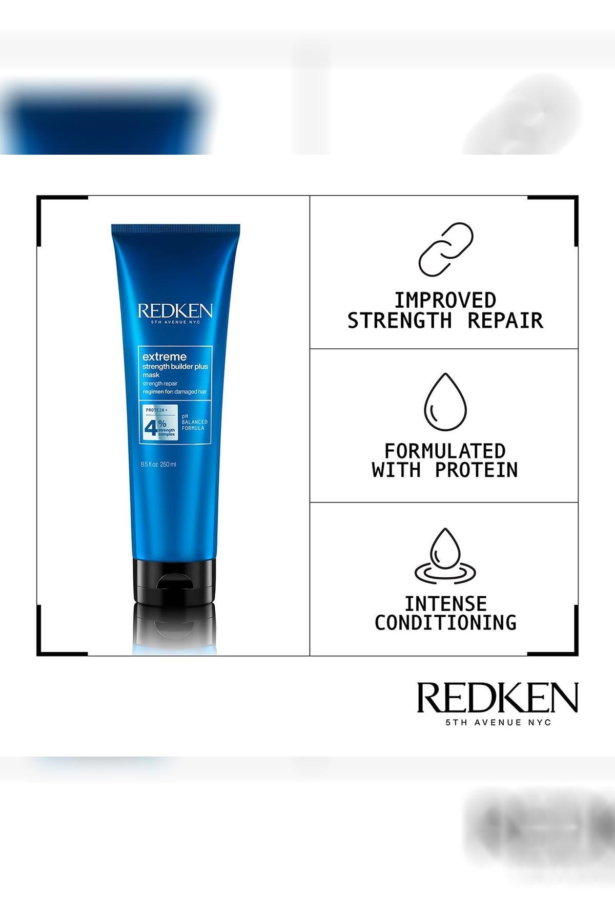 Redken Extreme Strength Builder Plus Güçlendirici Saç Maskesi 250ML