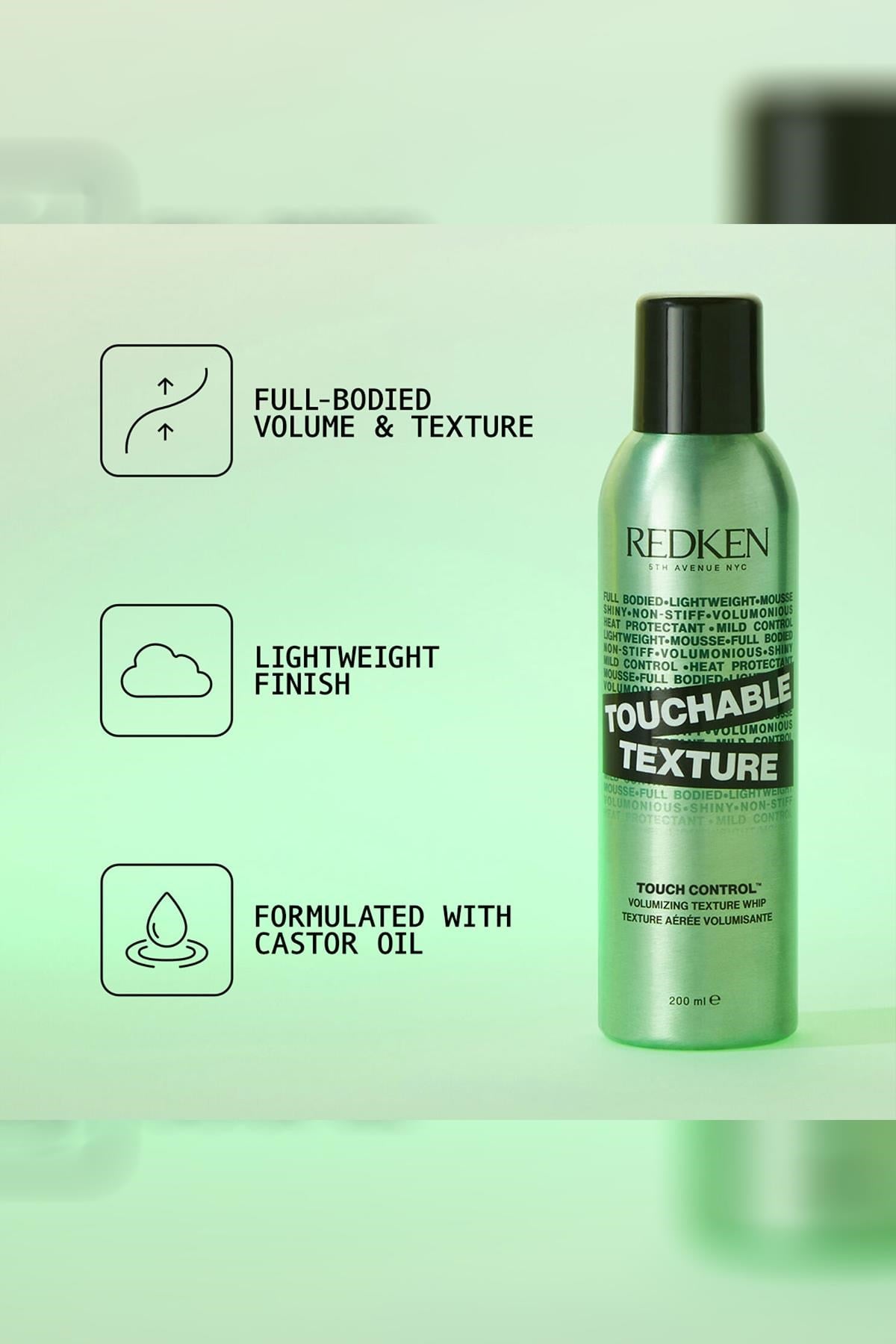 Redken Touchable Texture Hacimlendirici Saç Köpüğü 200ML