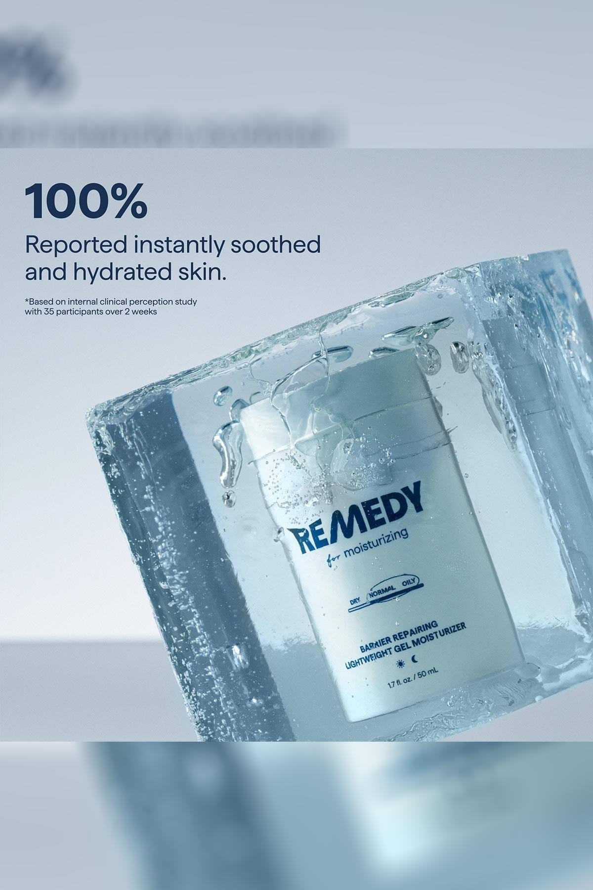 Remedy Cilt Bariyerini Destekleyen Nemlendirici Hafif Jel Yüz Kremi 50ML