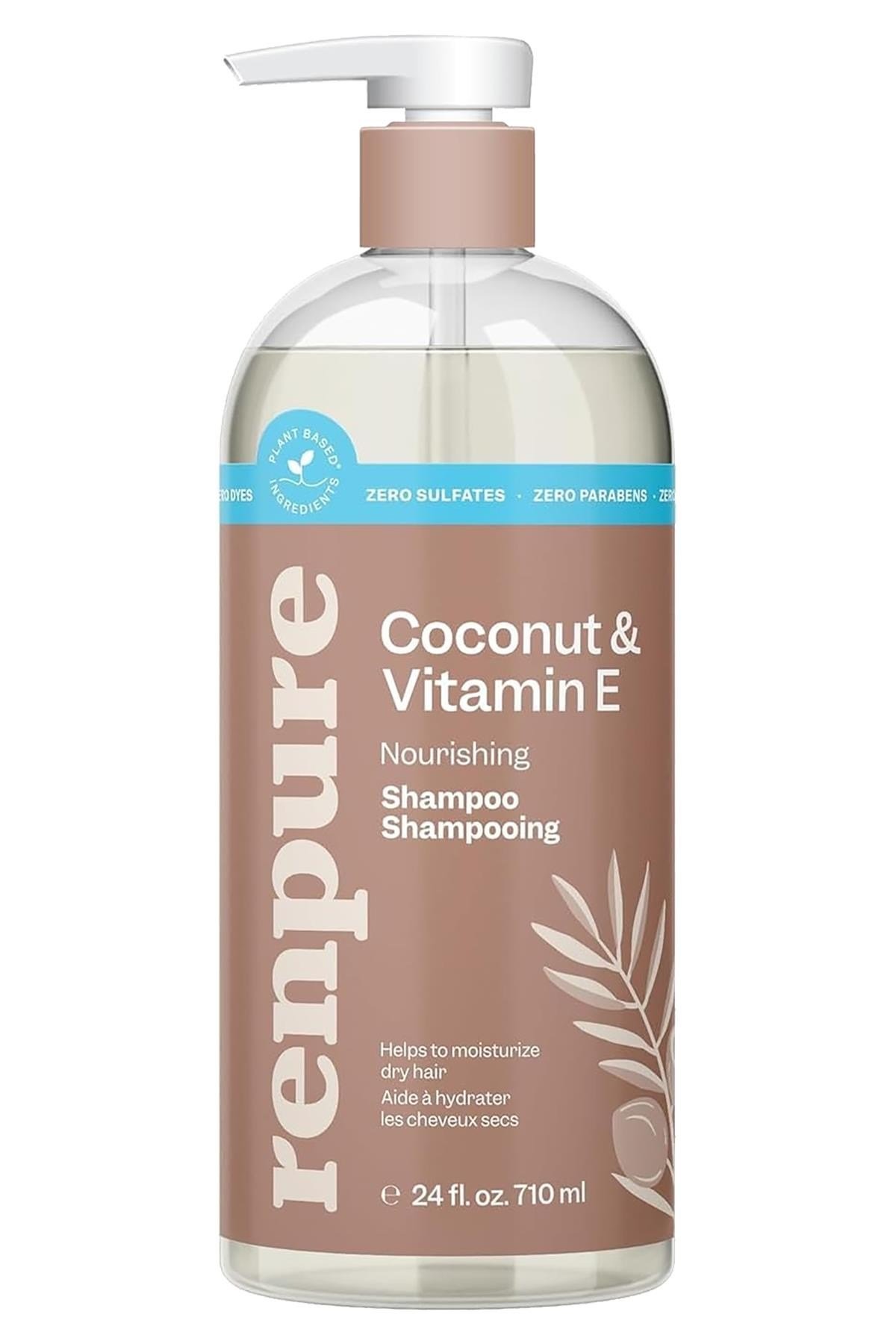 Renpure Hindistan Cevizi ve Vitamin E Besleyici Şampuan 710ML