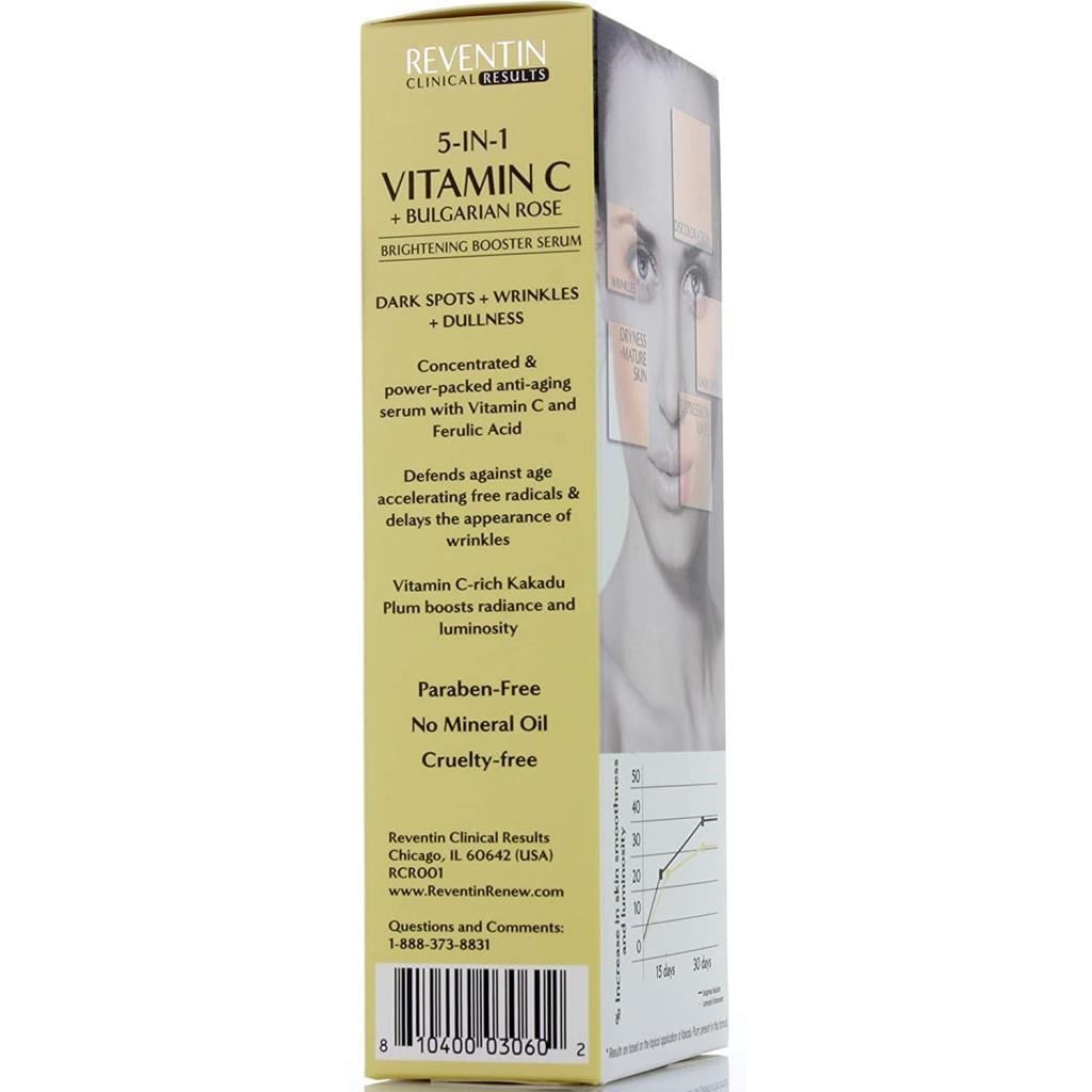 Reventin 5-in-1 Vitamin C + Bulgarian Rose Yüz Serumu 41ML