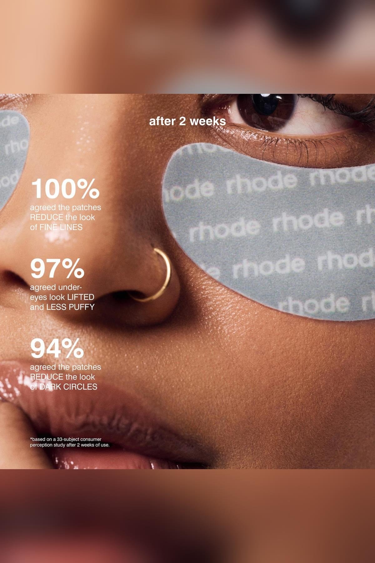 Rhode Peptide Eye Prep Göz Maskesi 6 Çift