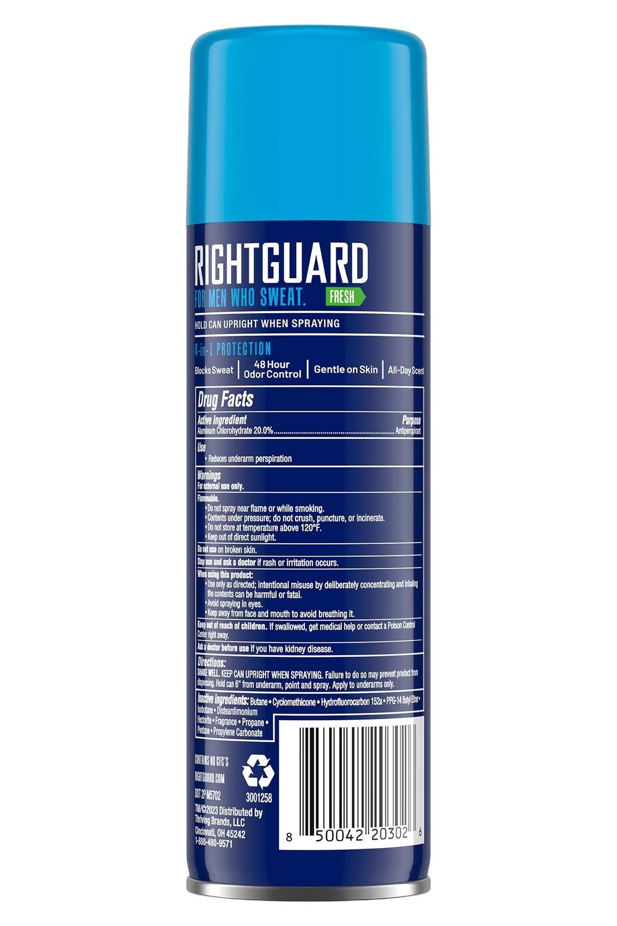 Right Guard Sport Edition Fresh Antiperspirant Sprey Deodorant 170GR