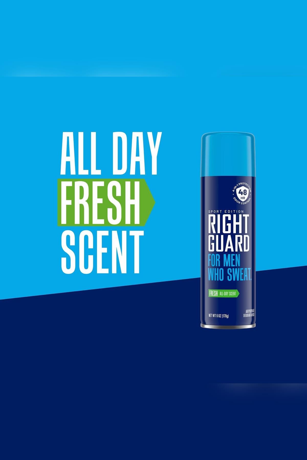 Right Guard Sport Edition Fresh Antiperspirant Sprey Deodorant 170GR