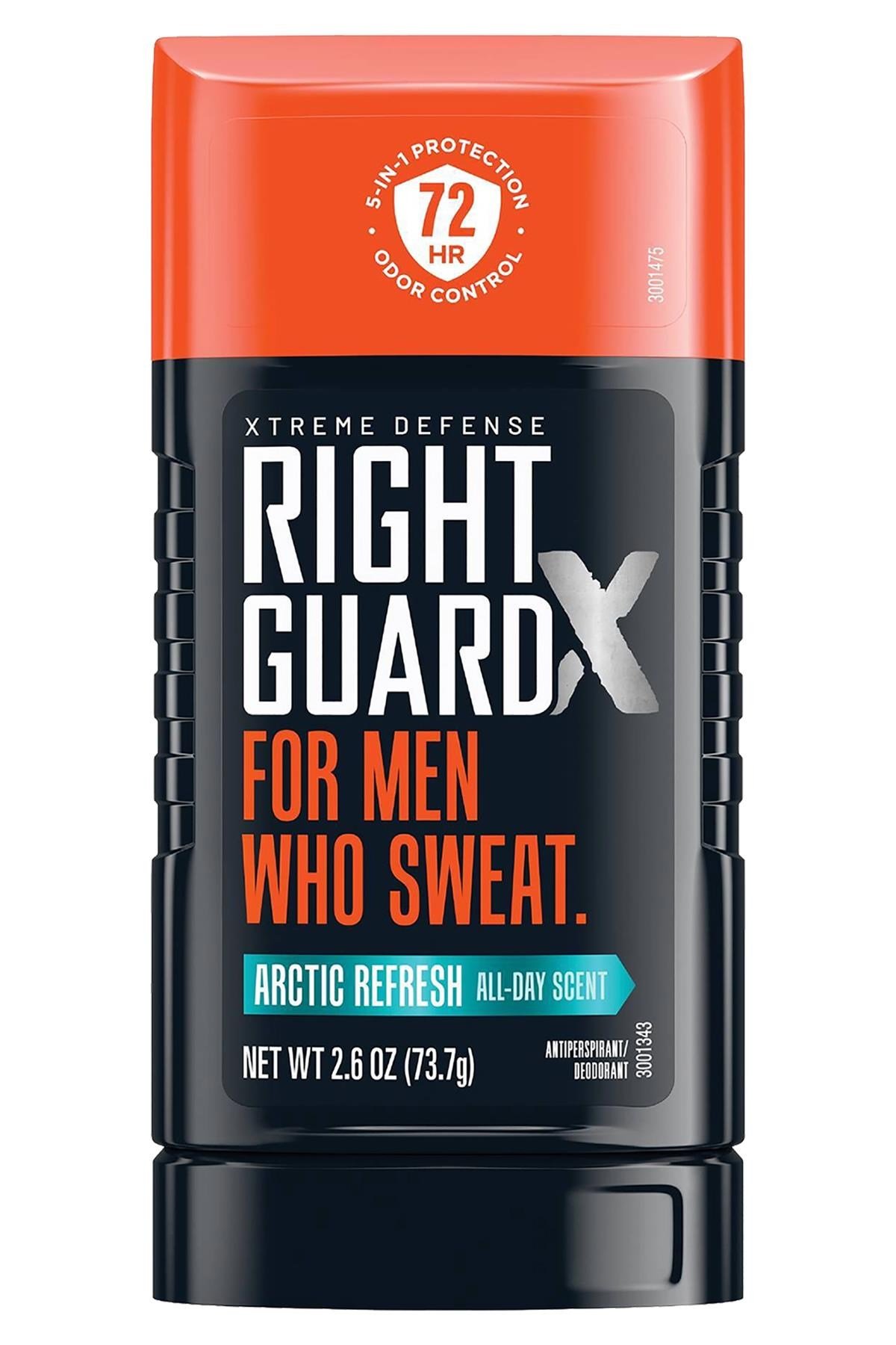 Right Guard Xtreme Defense Arctic Refresh Antiperspirant Stick Deodorant 73.7GR