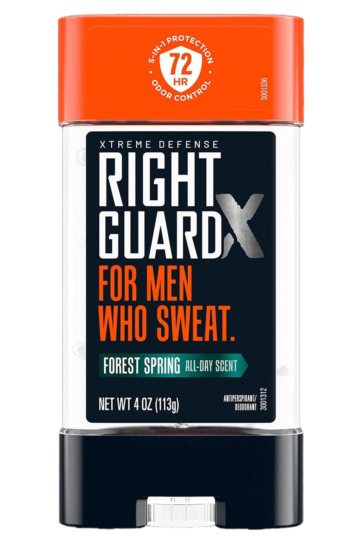 Right Guard Xtreme Defense Forest Spring Antiperspirant Stick Jel Deodorant 113GR