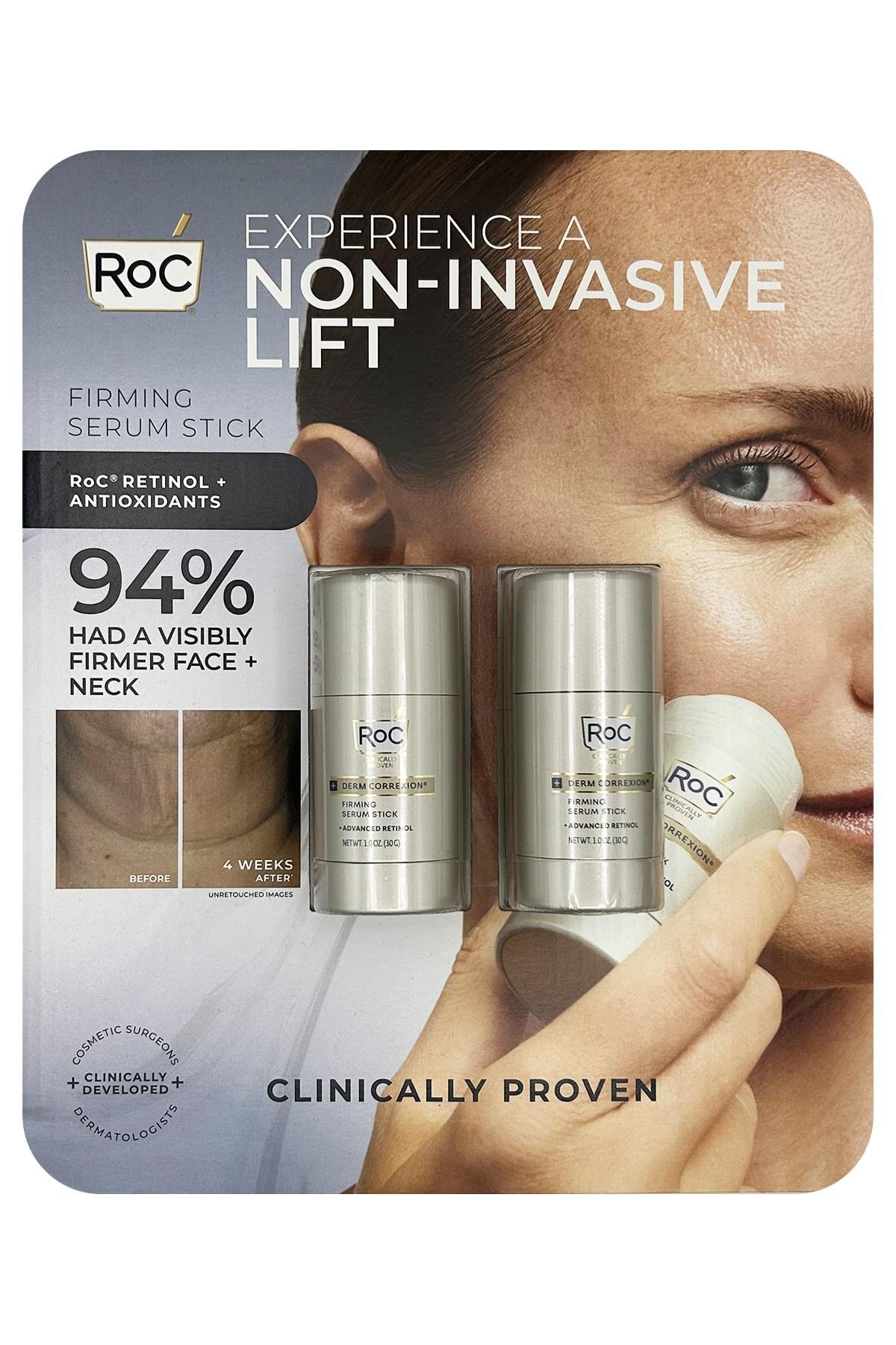 RoC Derm Correxion Sıkılaştırıcı Yüz ve Boyun Serumu Stick 2x30GR