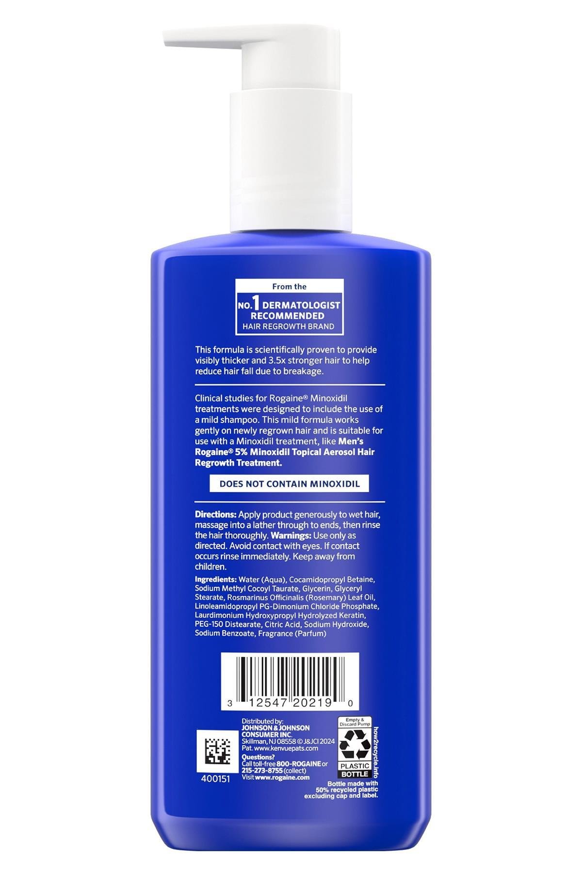 Rogaine Men 2'si 1 Arada Saç Kalınlaştırıcı Şampuan ve Saç Kremi 248ML