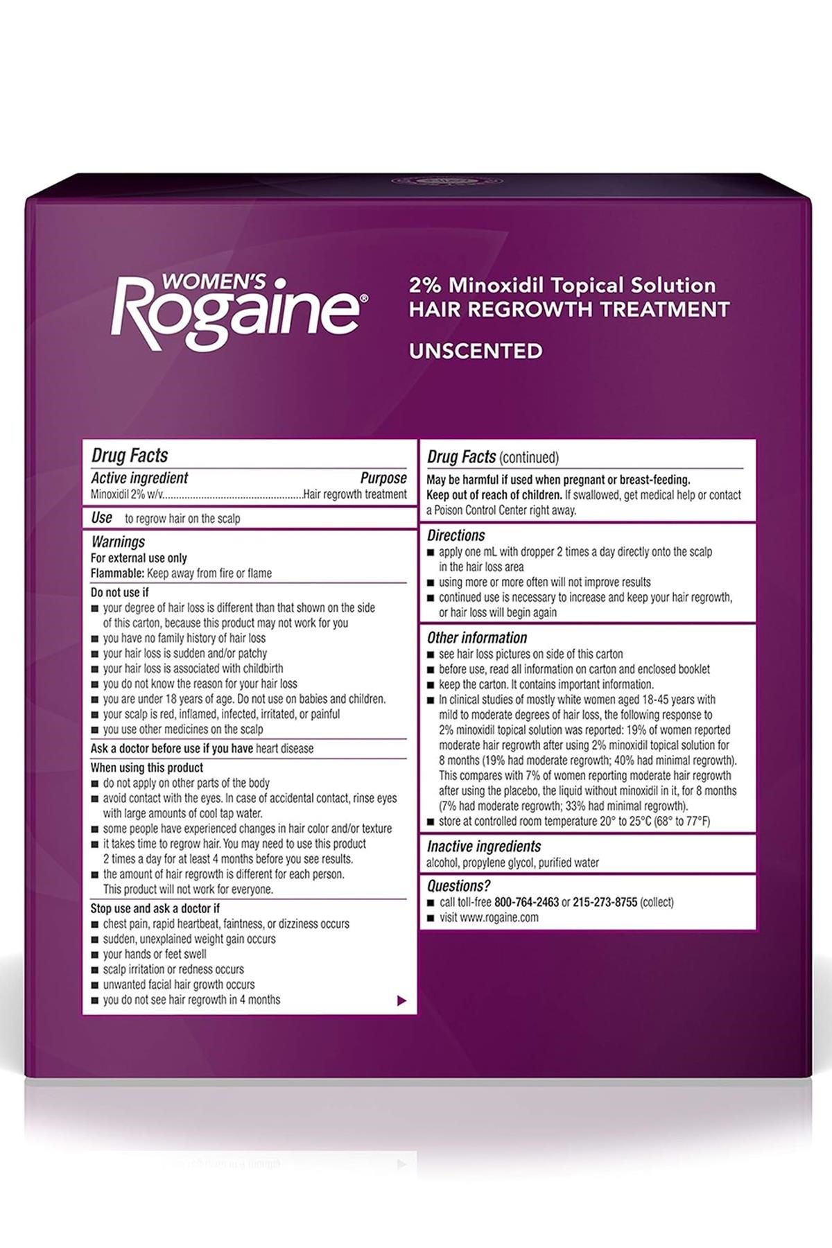 Rogaine Womens Kadınlar İçin 3 Aylık Solüsyon