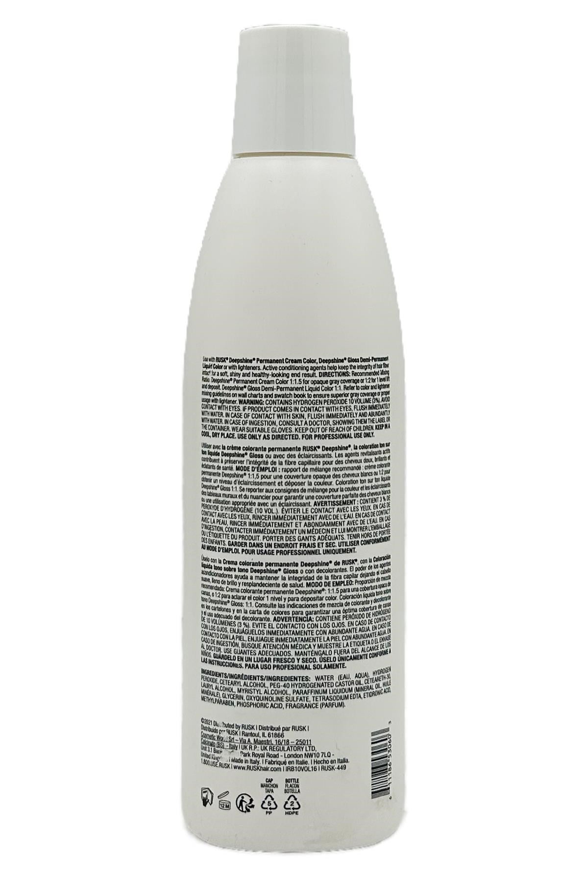 Rusk 10 Volume 3% Oksidan Krem 470ML