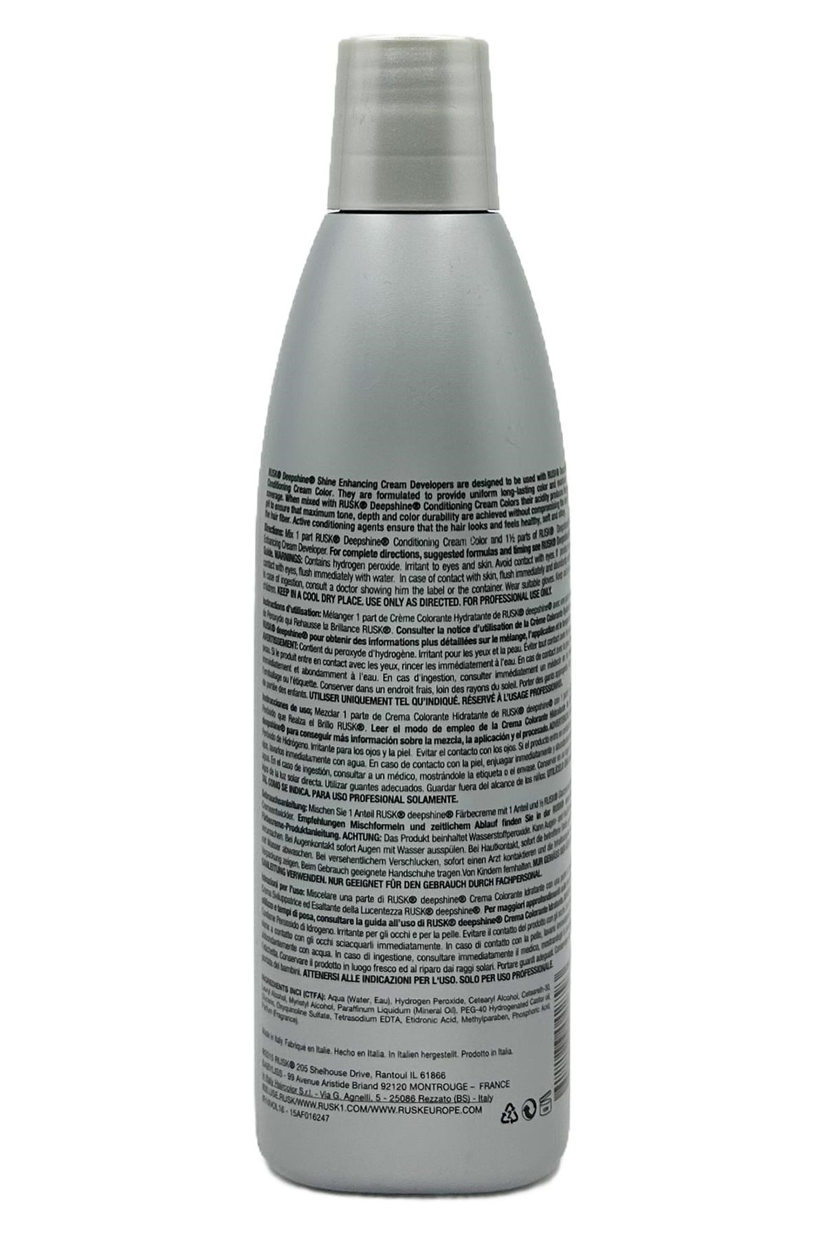 Rusk Deepshine 10 Volume 3% Oksidan Krem 470ML