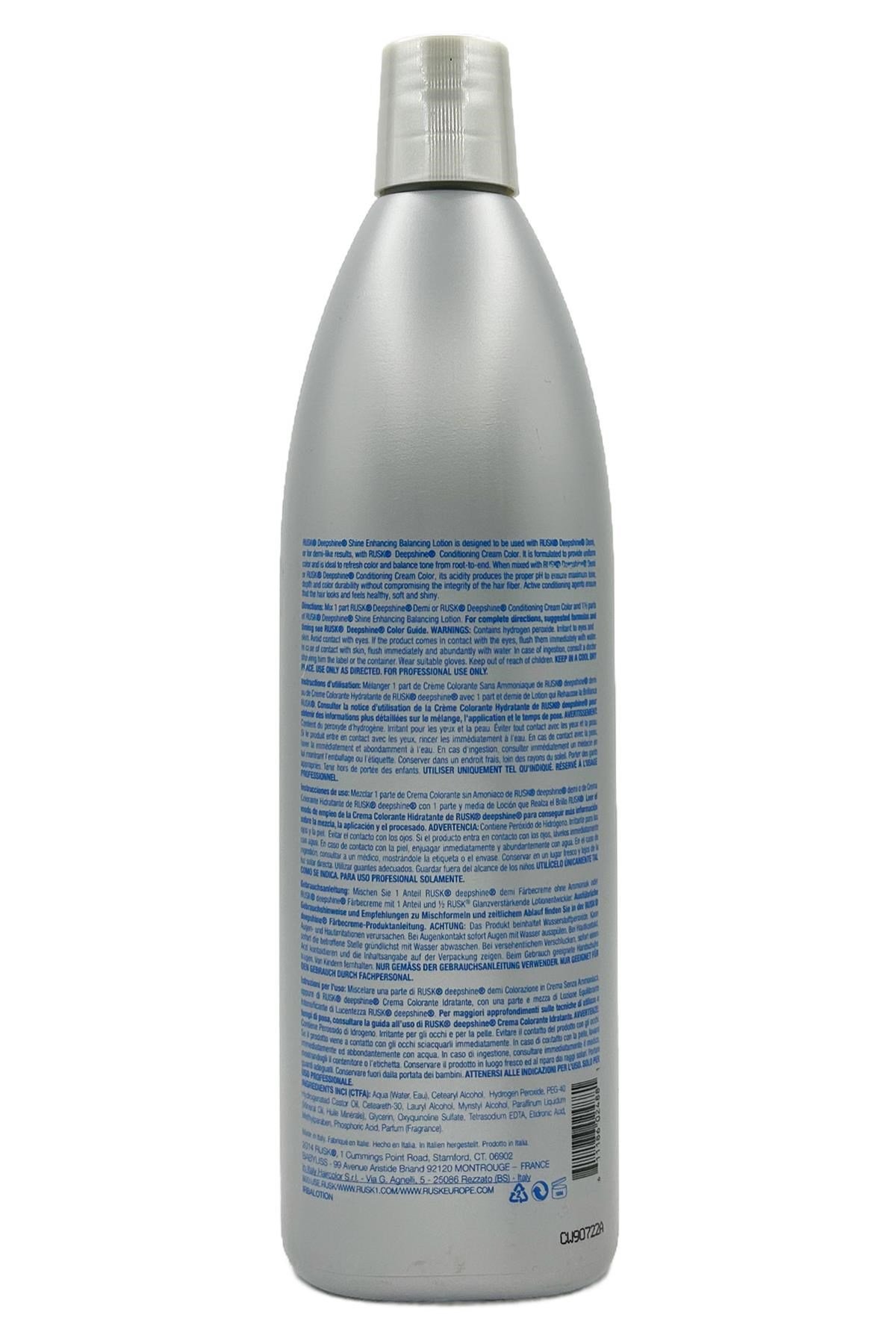 Rusk Deepshine Shine Enhancing Balancing Oksidasyon Losyonu 1000ML