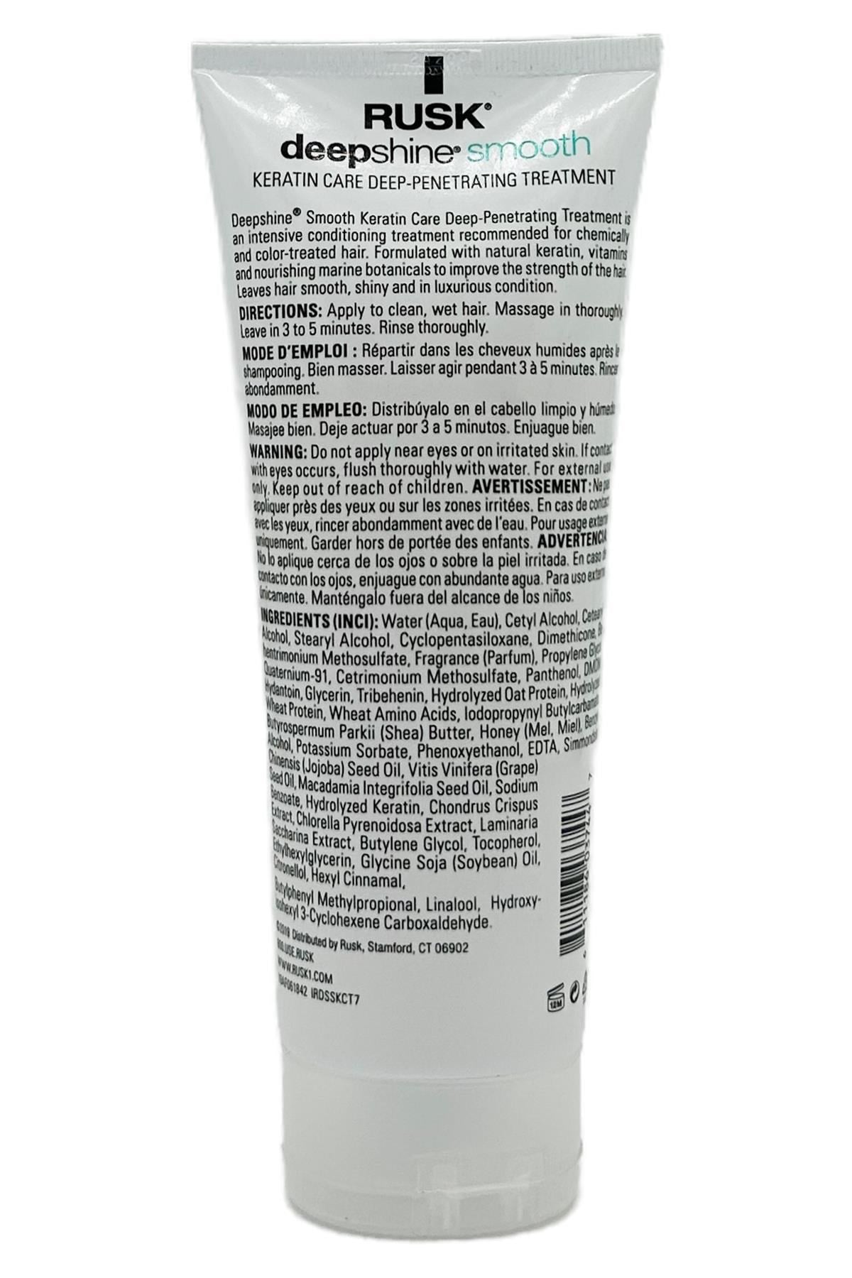 Rusk Deepshine Smooth Keratin Destekli Onarıcı Saç Maskesi 200GR