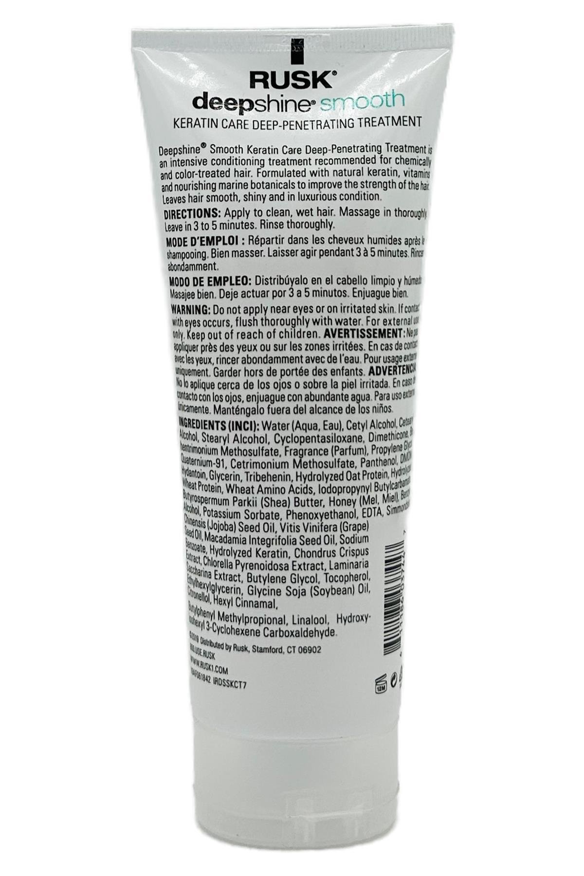 Rusk Deepshine Smooth Keratin Destekli Onarıcı Saç Maskesi 200GR