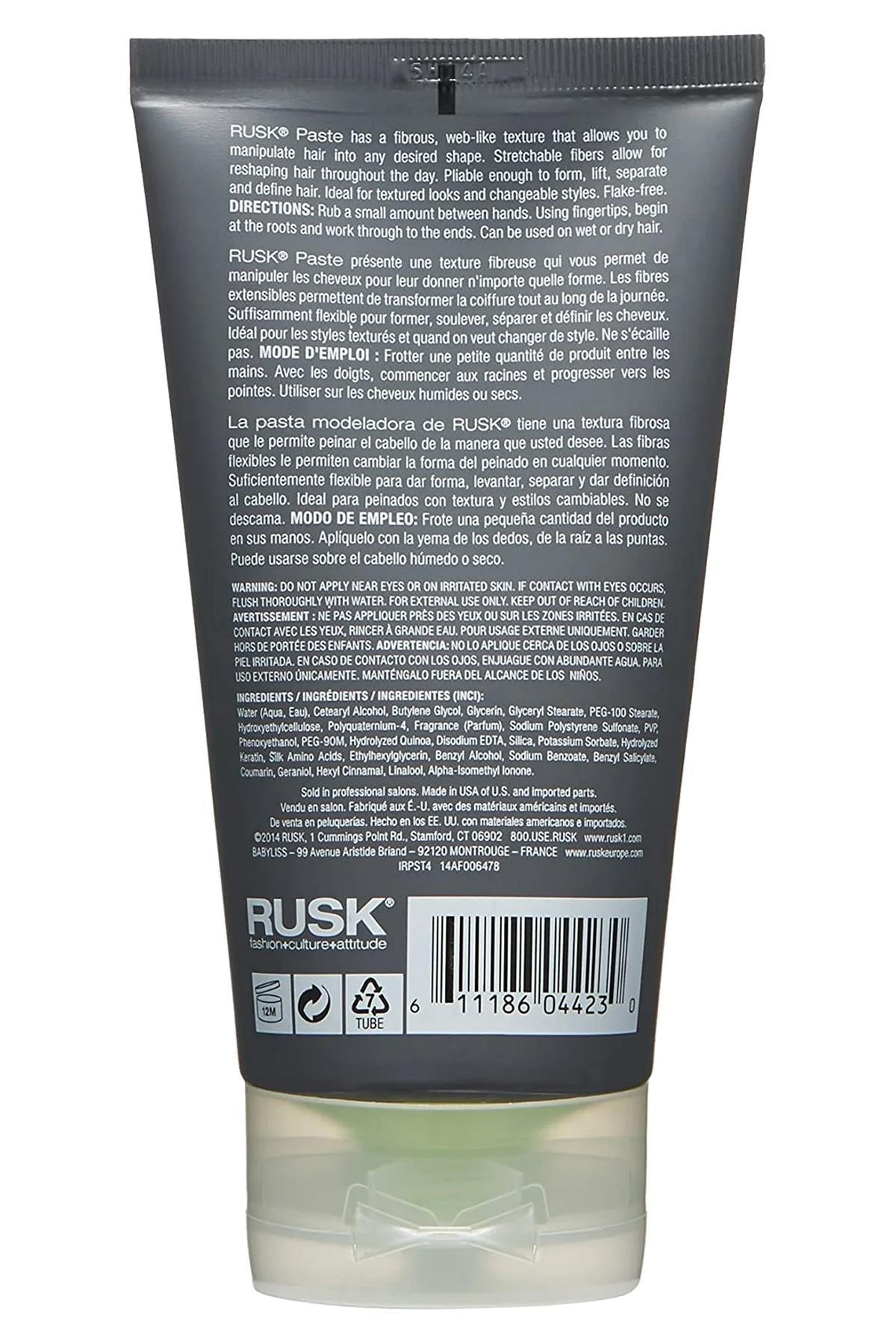 Rusk Paste Orta Tutuş Şekillendirici Saç Kremi 113GR