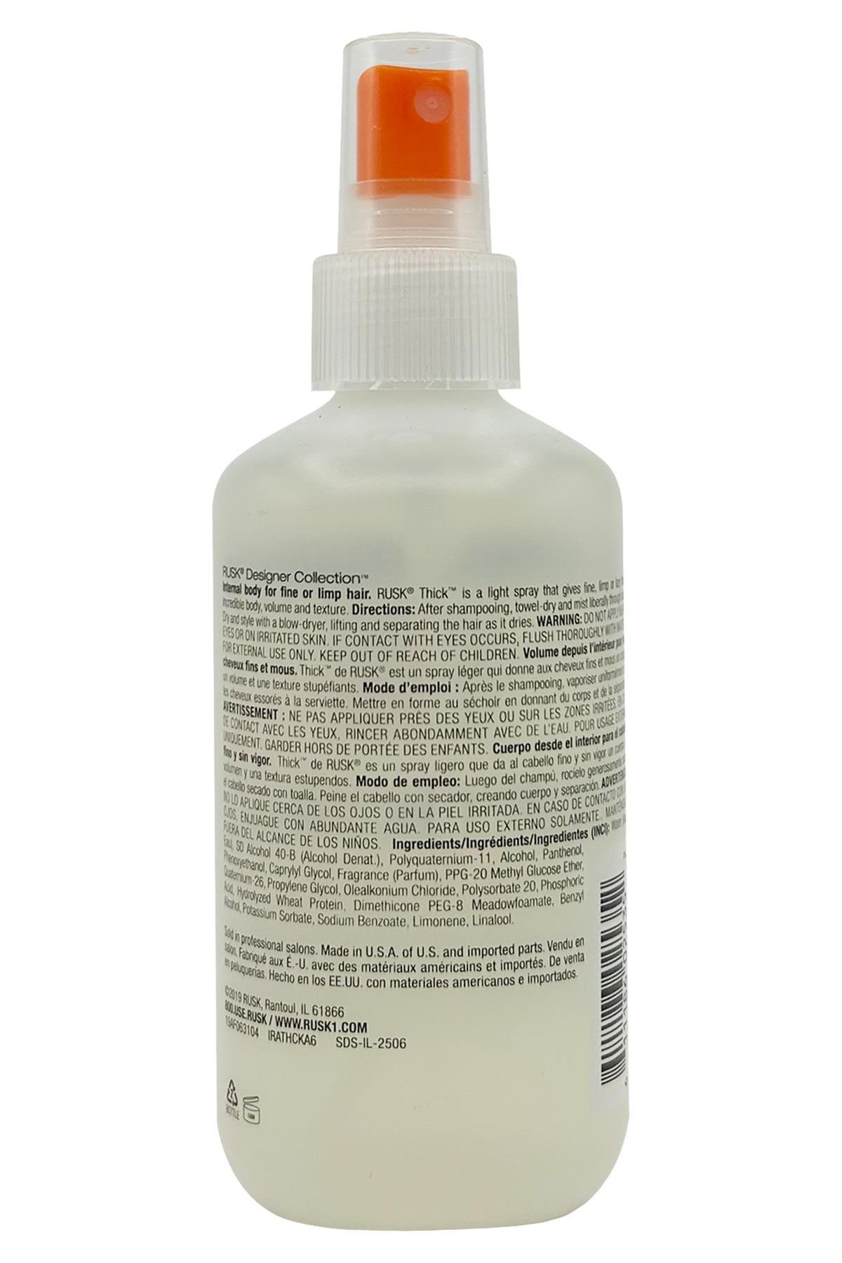 Rusk Thickr Hacim ve Doku Artırıcı Saç Spreyi 175ML