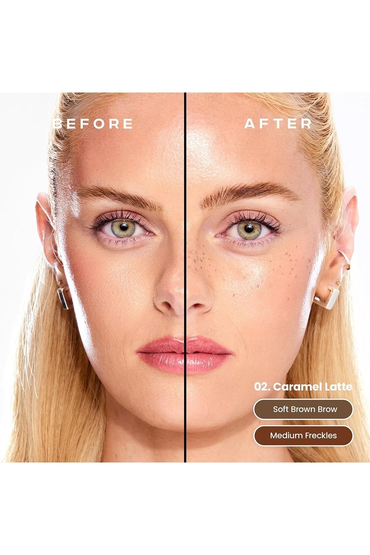 Sacheu Brow & Freckle Stay-n Kaş ve Çil Belirginleştirici 02 Caramel Latte 0.48ML