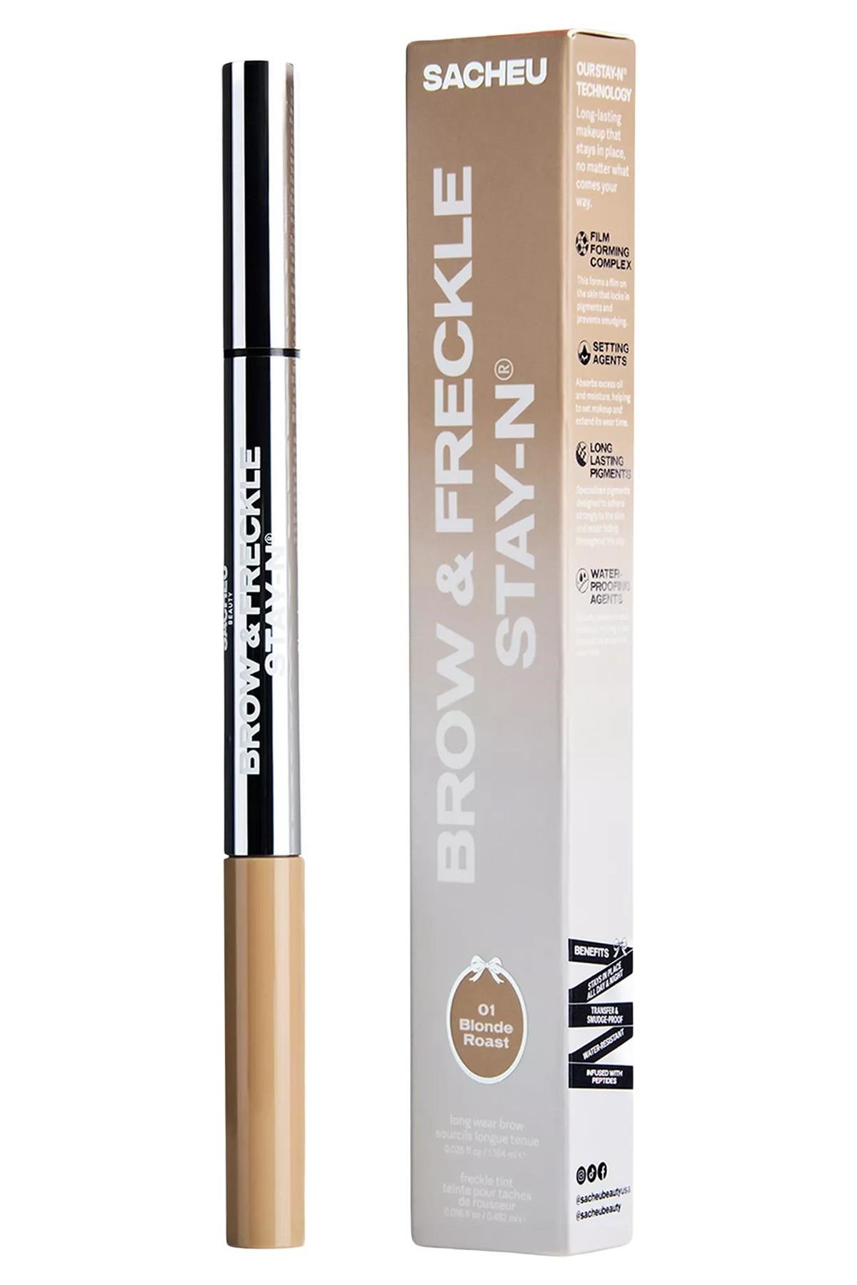 Sacheu Brow & Freckle Stay-n Kaş ve Çil Belirginleştirici 01 Blonde Roast 0.48ML
